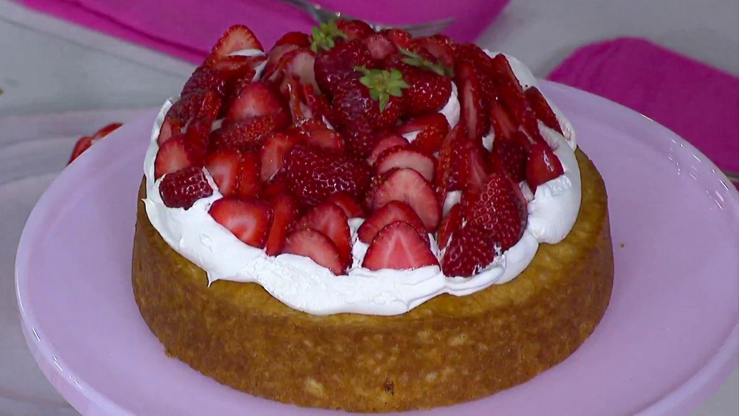 Strawberry Shortcake Cake