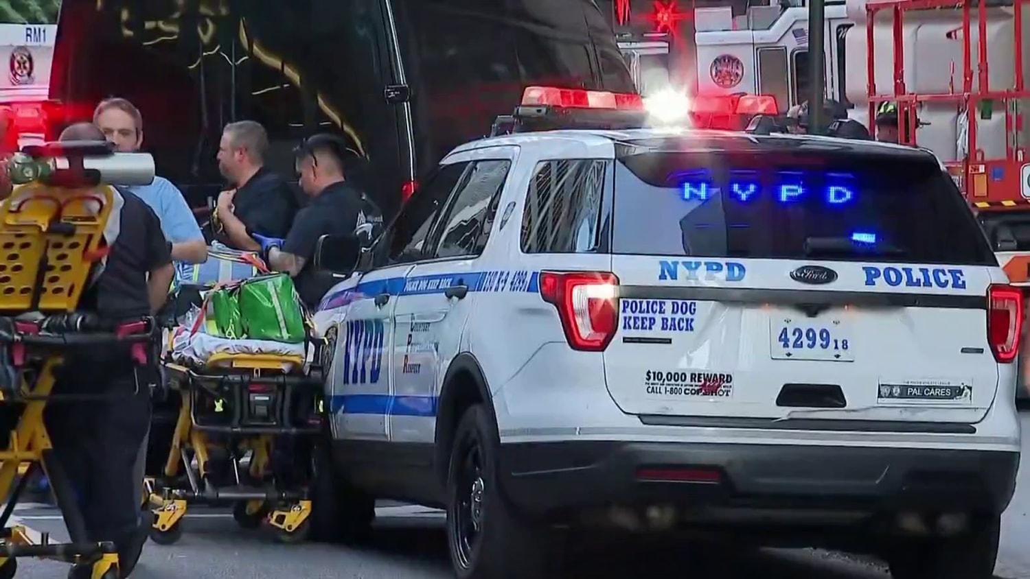 Five people, including gunman, dead in shooting at New York