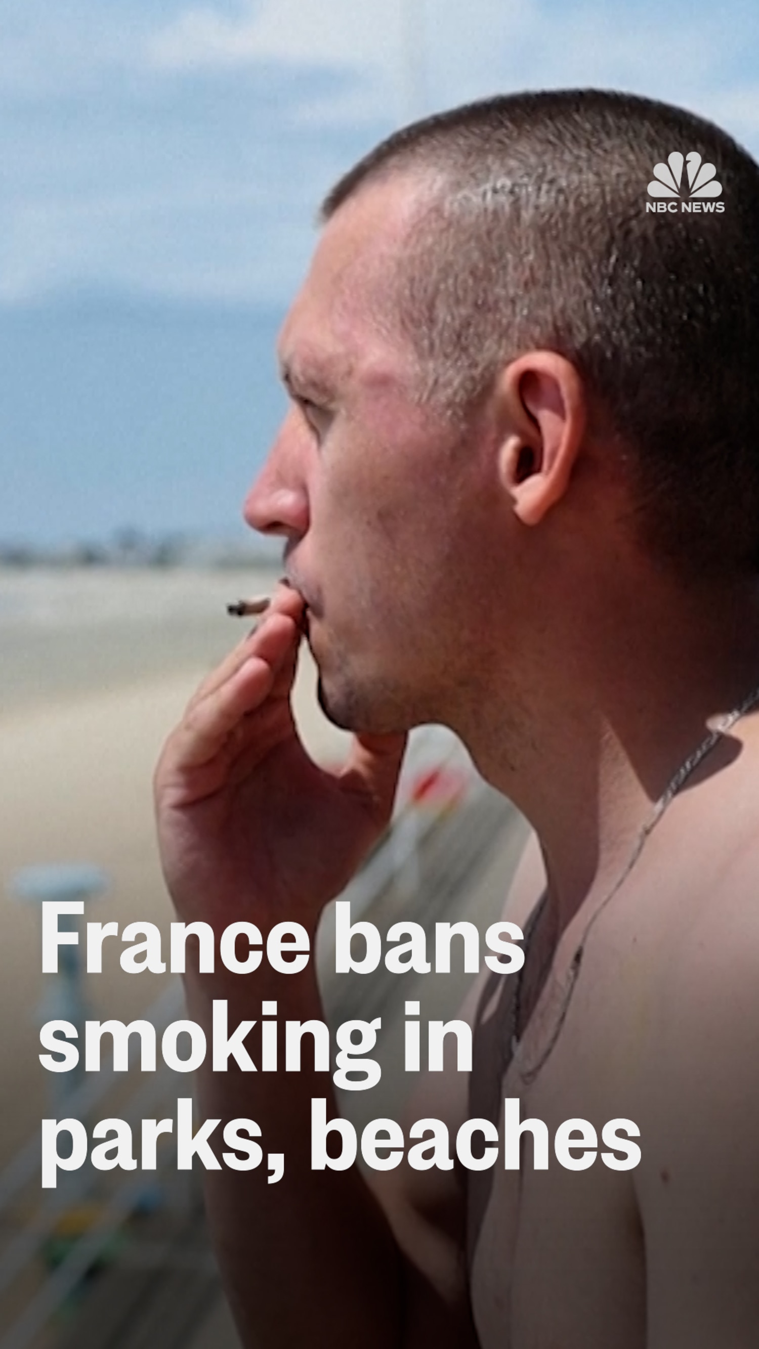 France bans smoking in public places