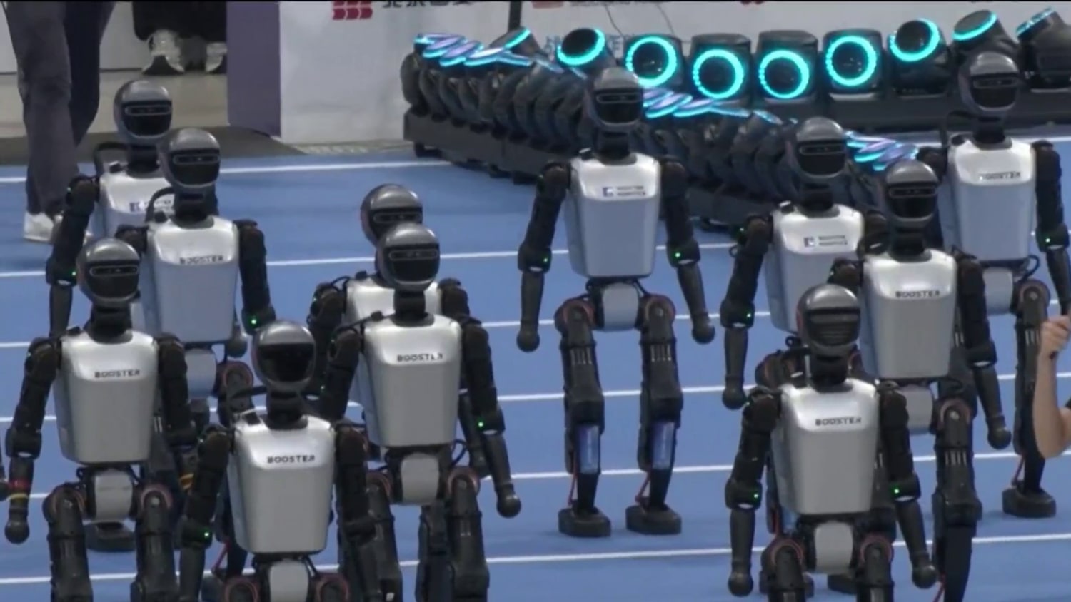 In another AI push, China holds the world's first sports event for humanoid robots In another AI push, China holds the world's first sports event for humanoid robots