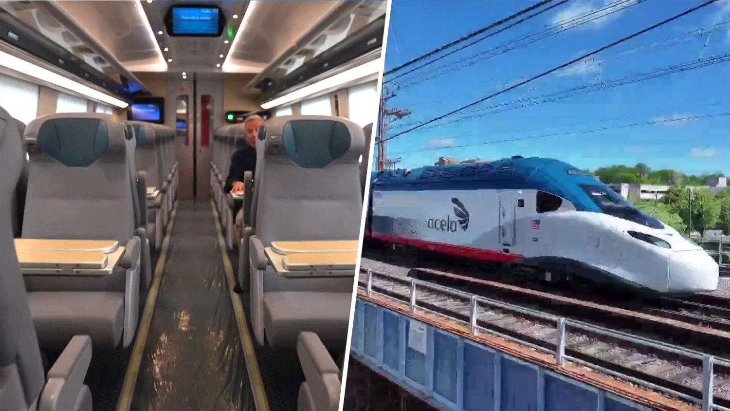 Amtrak Acela At Speed