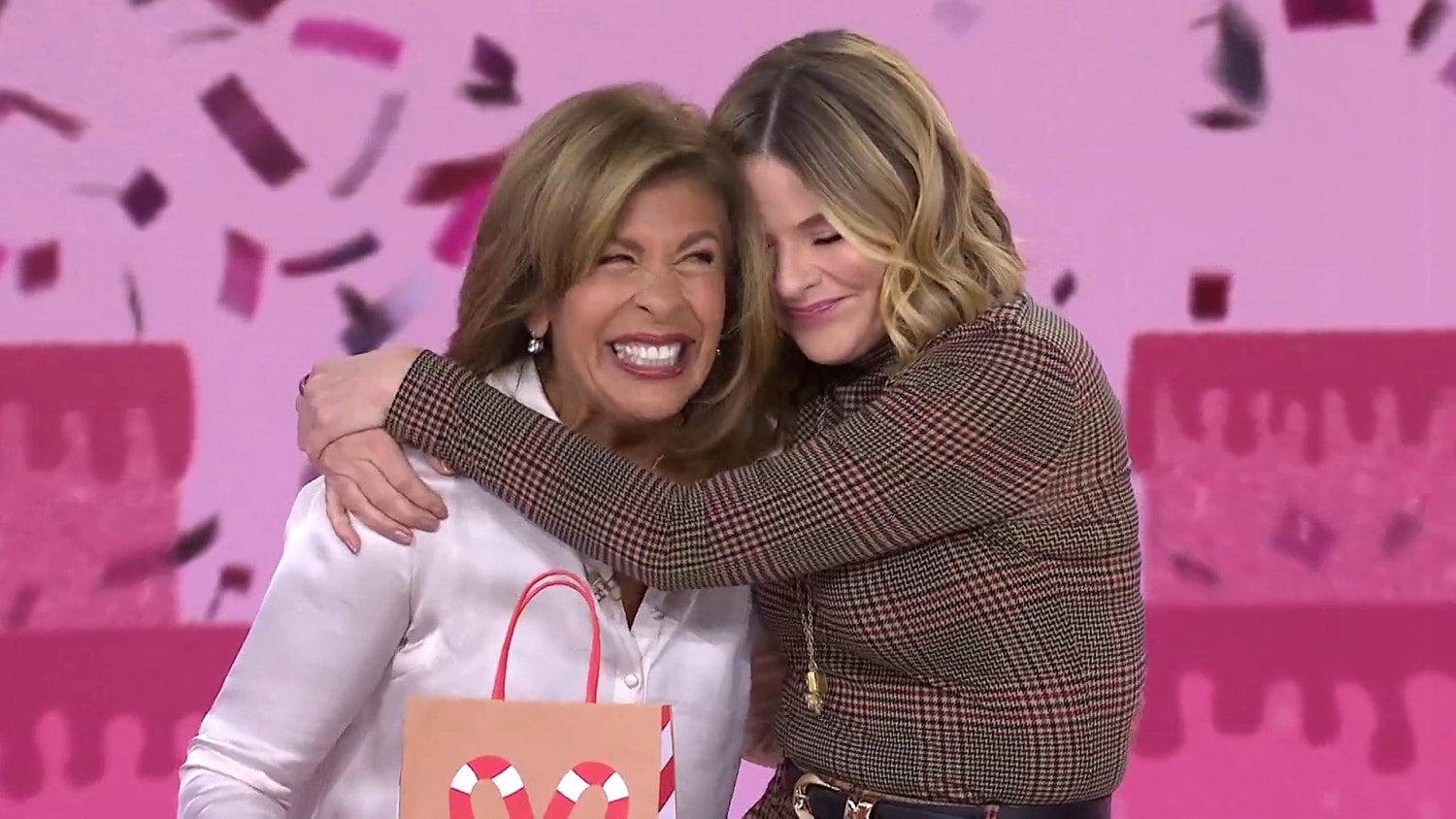 Hoda Kotb Surprises Jenna Bush Hager for Her Birthday in Studio