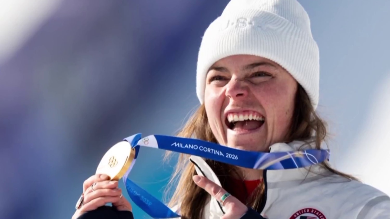Olympic skier Breezy Johnson calls gold medal run 'surreal' after