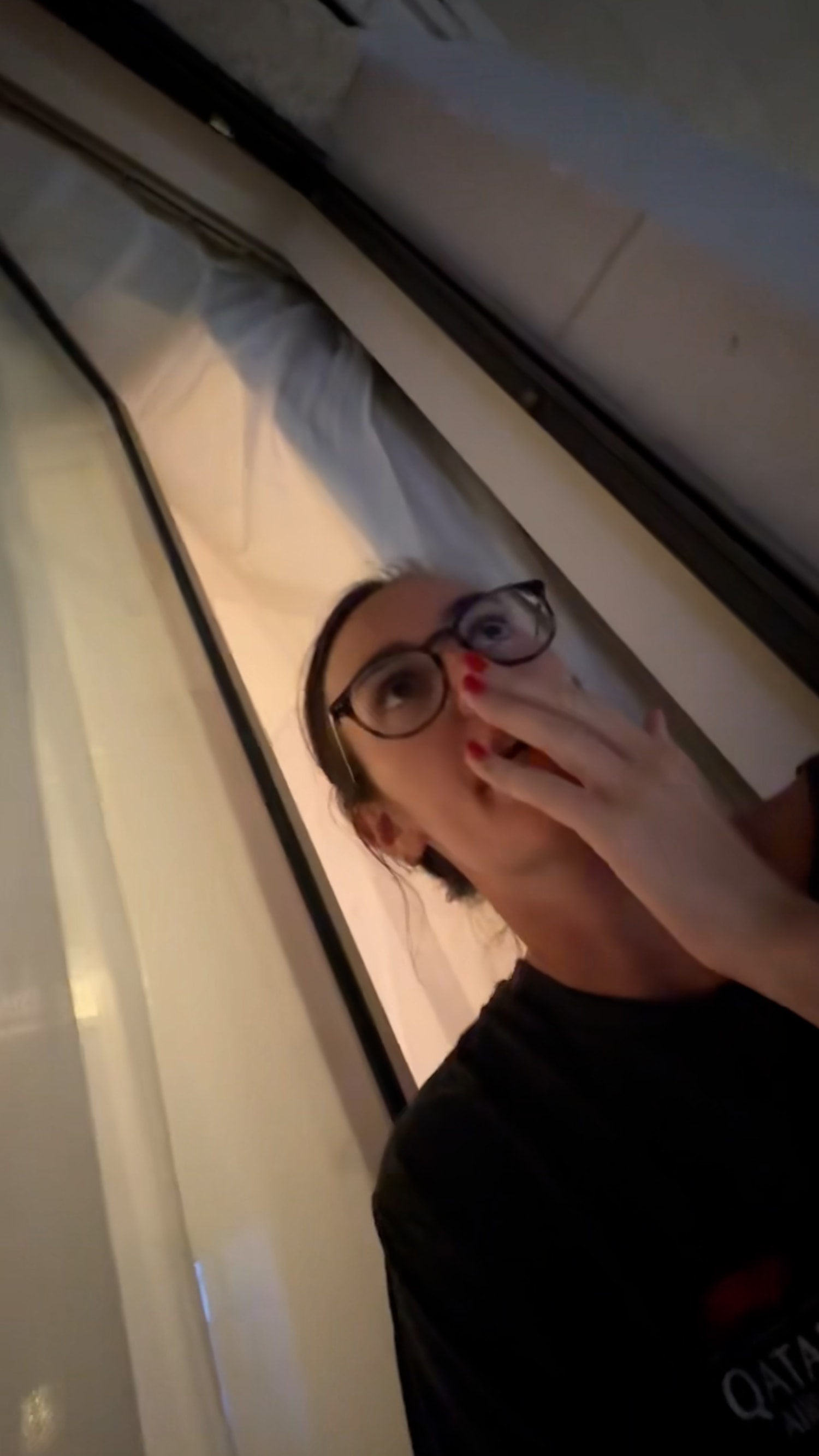 American in Doha captures video of intercepted missiles