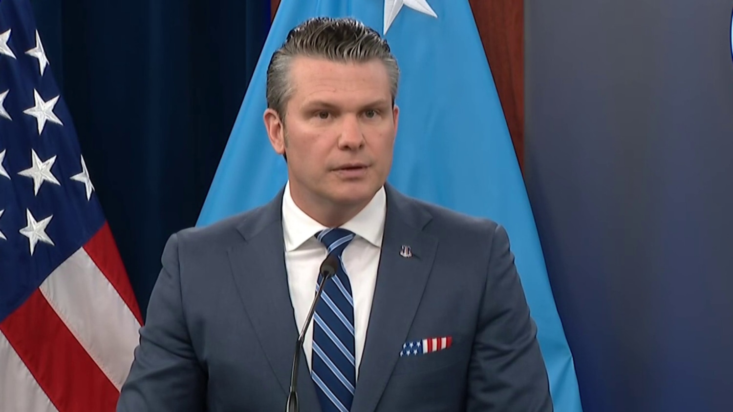 U.S. Defense Officials Announce Naval Blockade, Warning to Iran; Peace Talks Fail