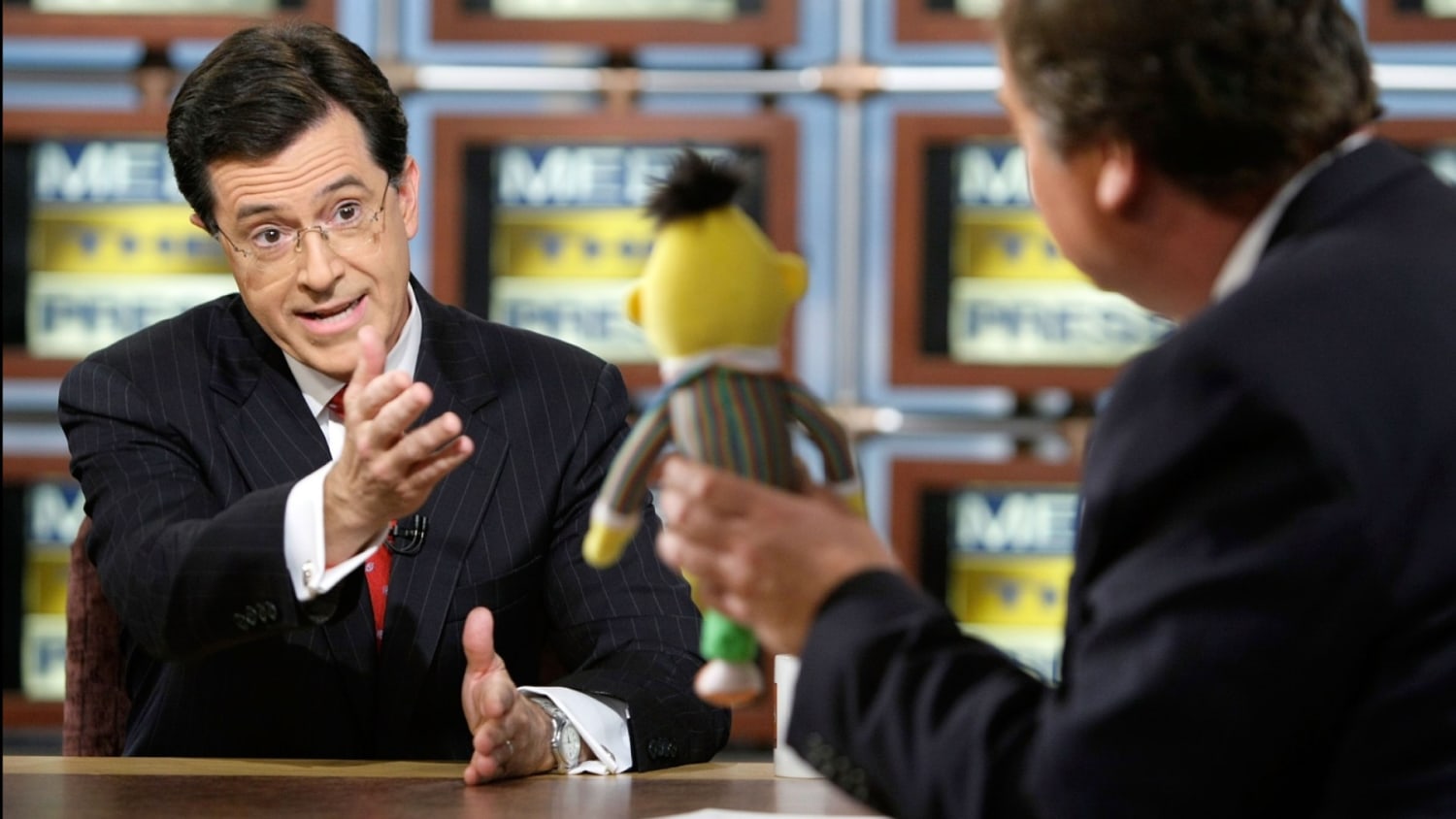 Stephen Colbert Discussed Presidential Bid on Meet the Press in 2007