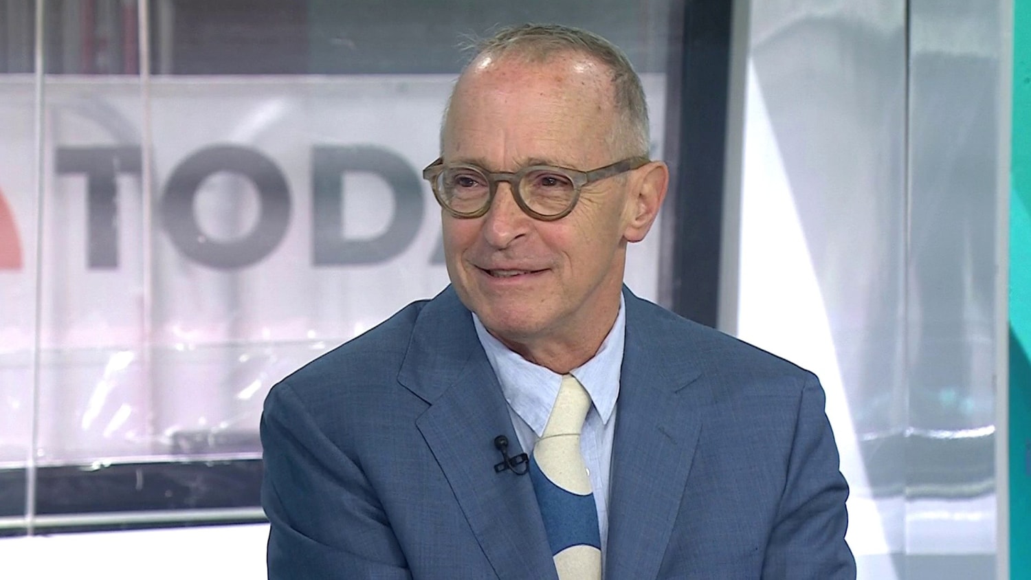 David Sedaris appearing on television during book promotion
