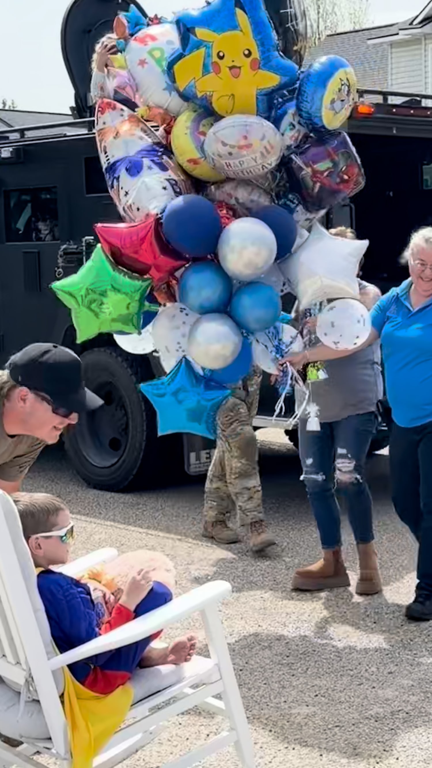 Thousands make little boy's birthday unforgettable