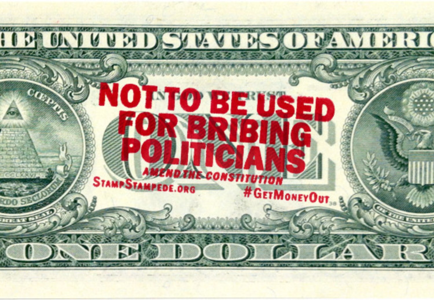 Stamping the money out of politics