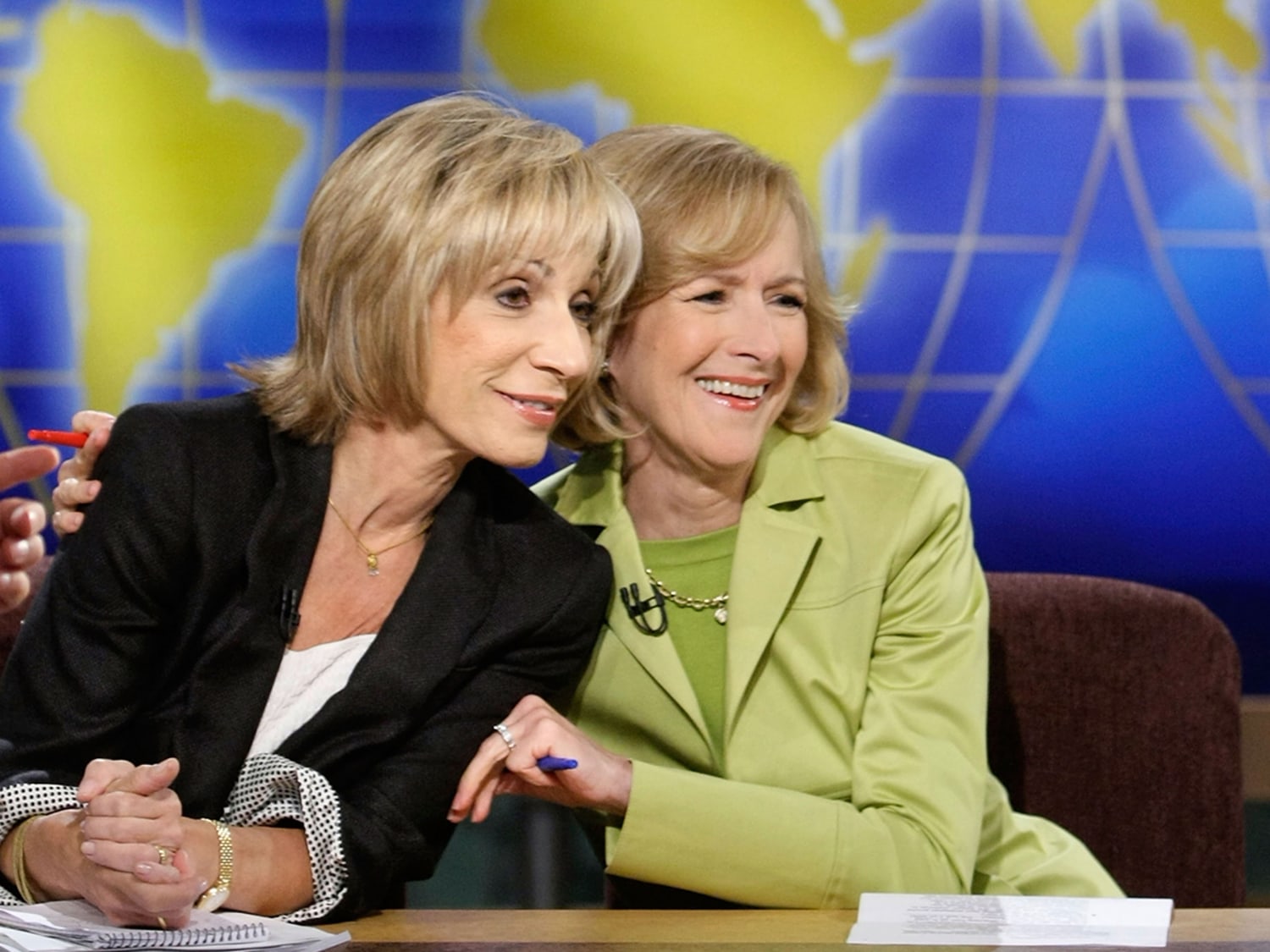 The unflappable Judy Woodruff