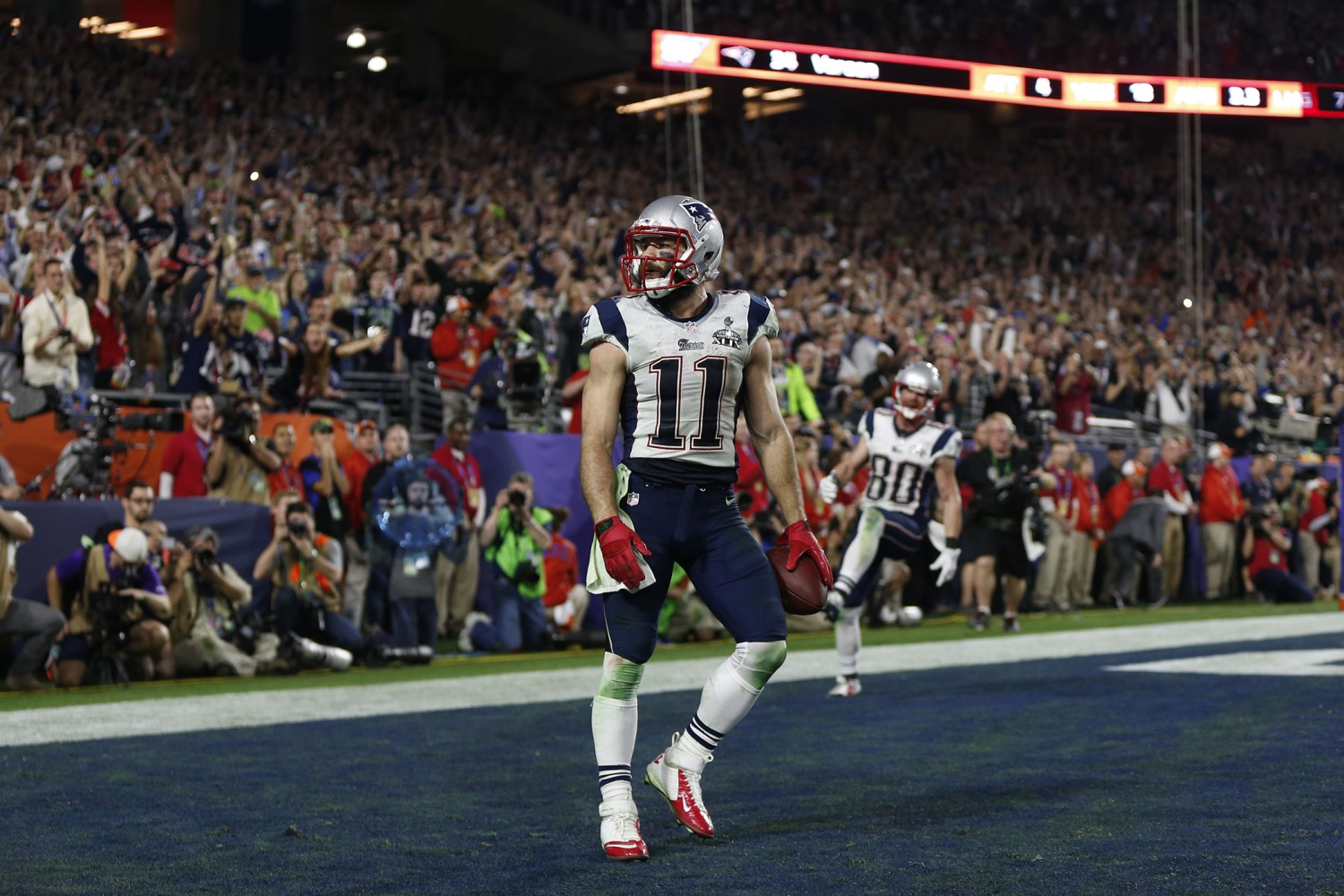 2014 - Super Bowl XLIX: New England Patriots wide receiver Julian