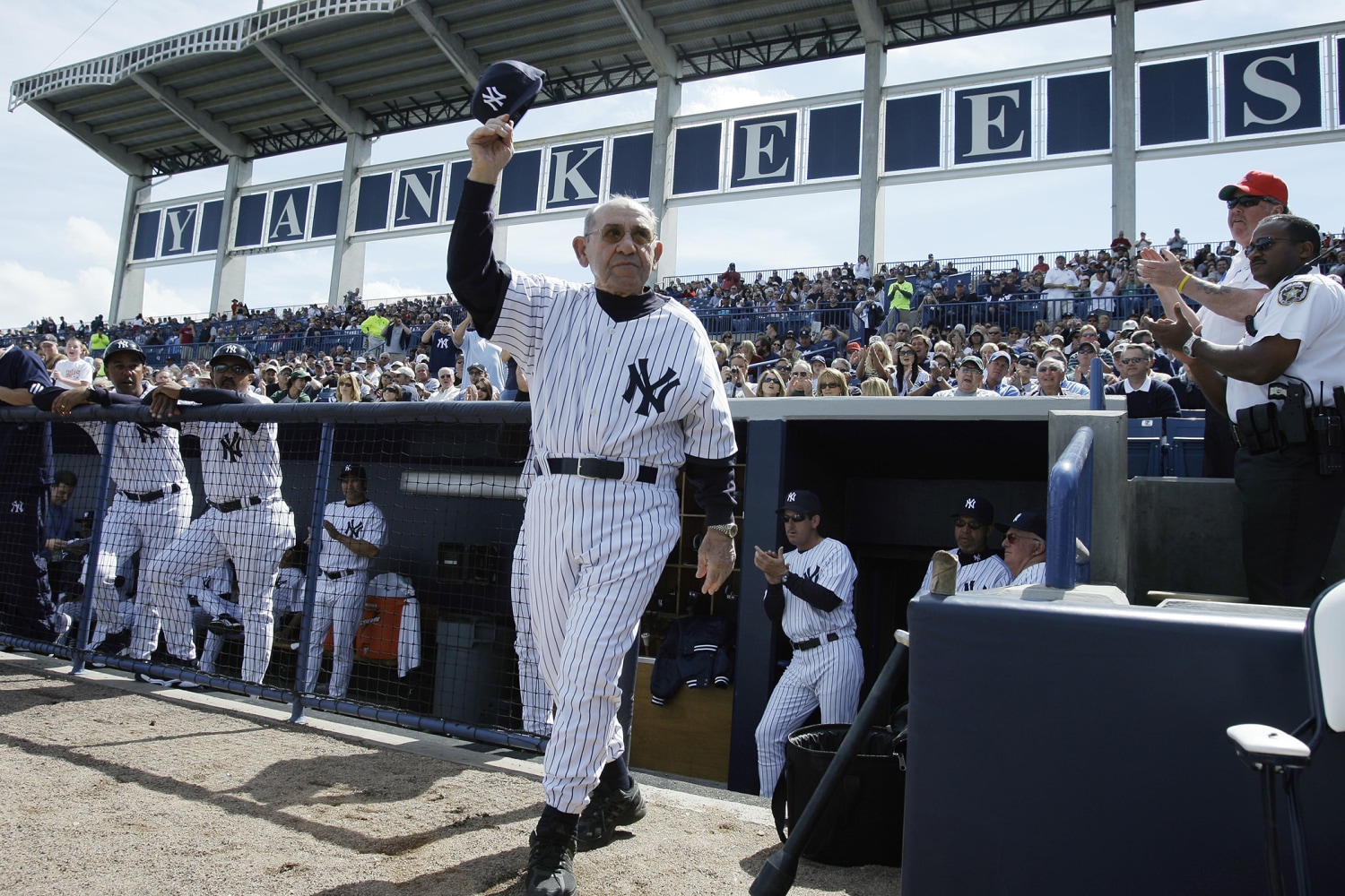 It is with heavy hearts that we share the news that Yogi Berra