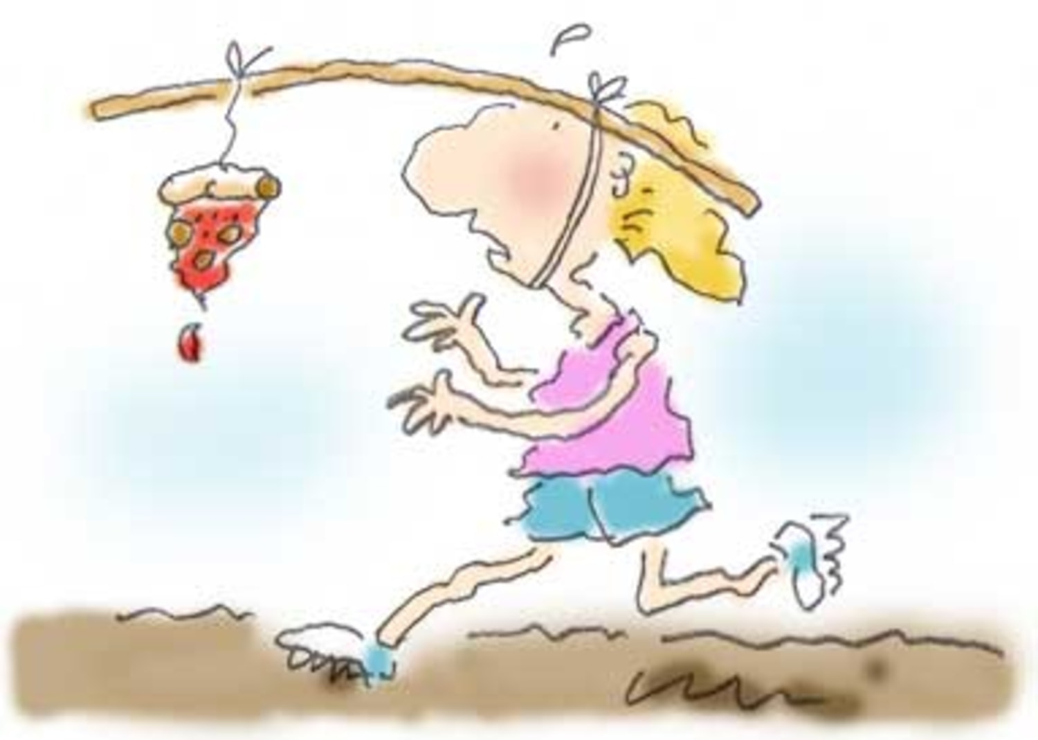Exercise more eat more