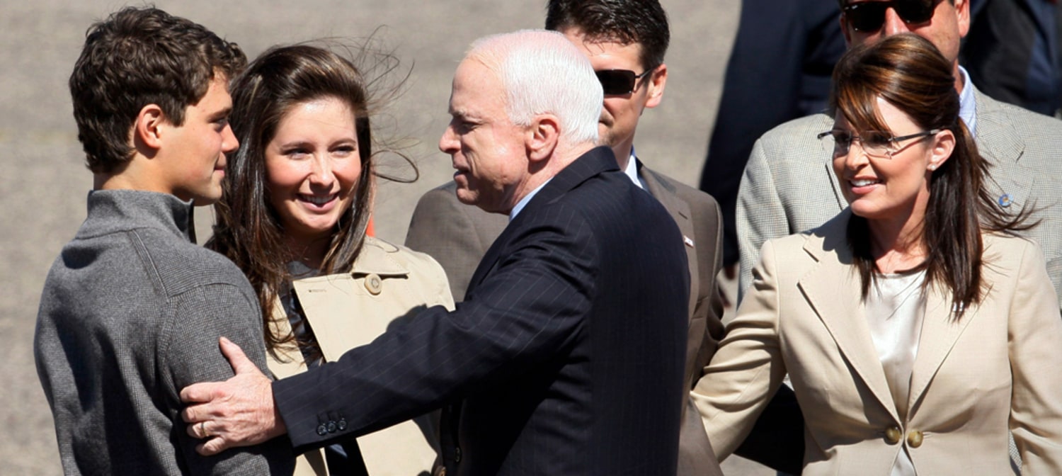 McCain: Stop questions on Palin background
