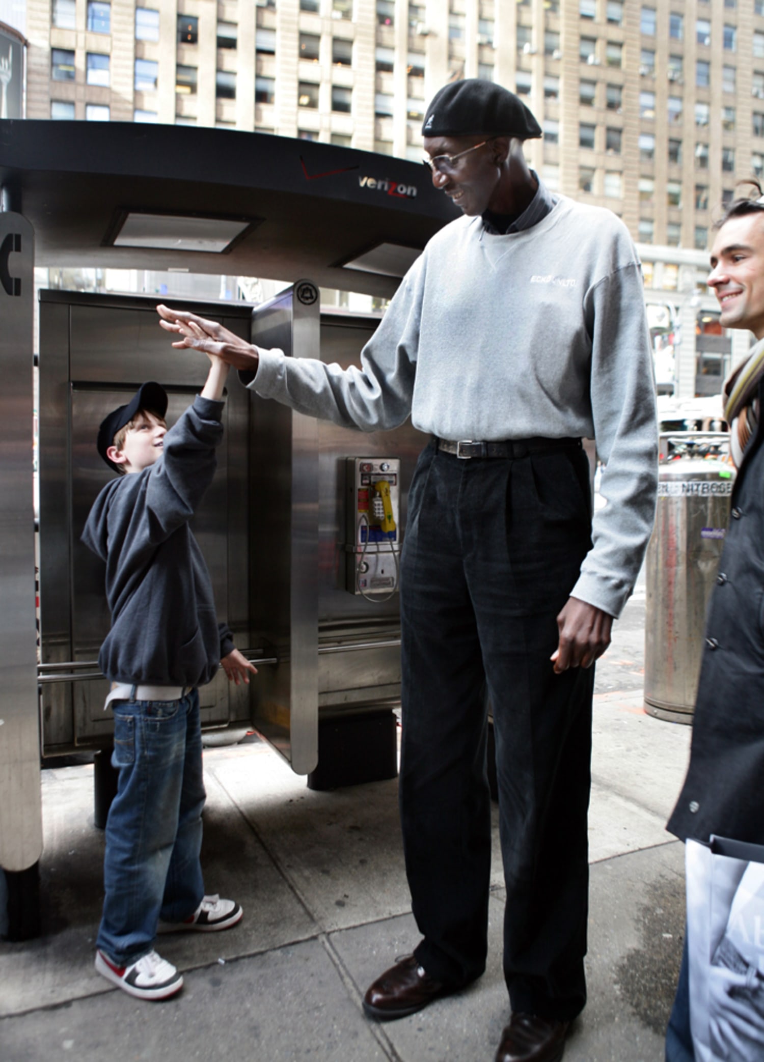 7 Feet 9 inches: Tall Man Appears in Public, People Surround Him Like  Celebrity in Viral Video 