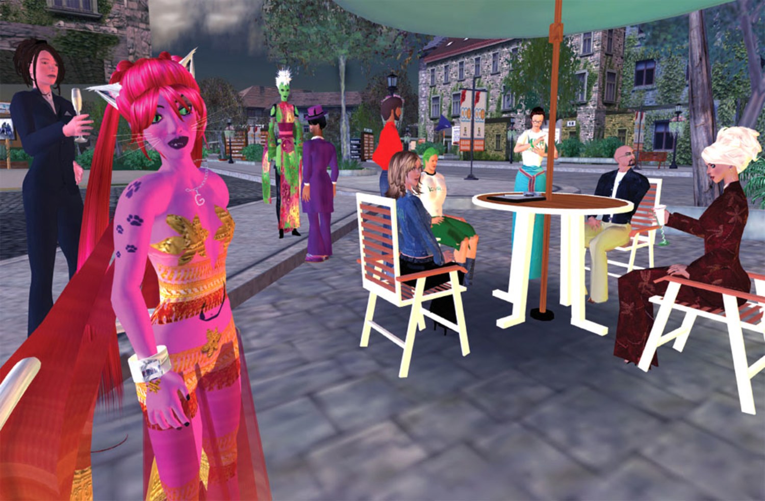 Pixelanthropy Charities tap into Second Life image