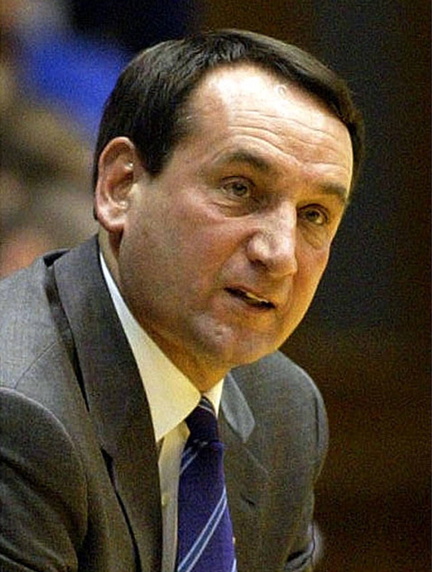 Coach K happyhe's not with Lakers