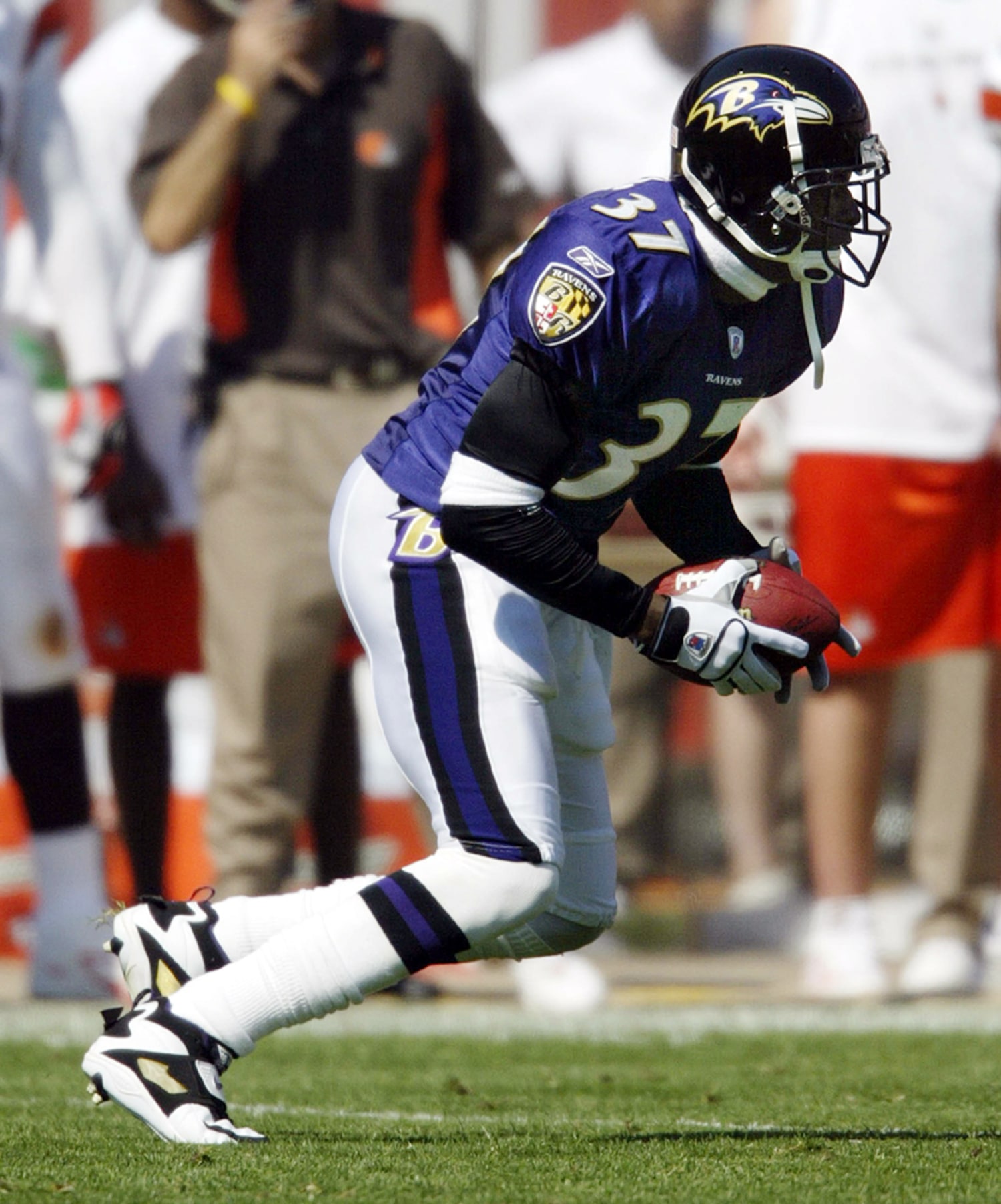 12 SEP 2004: Deion Sanders of the Baltimore Ravens during the