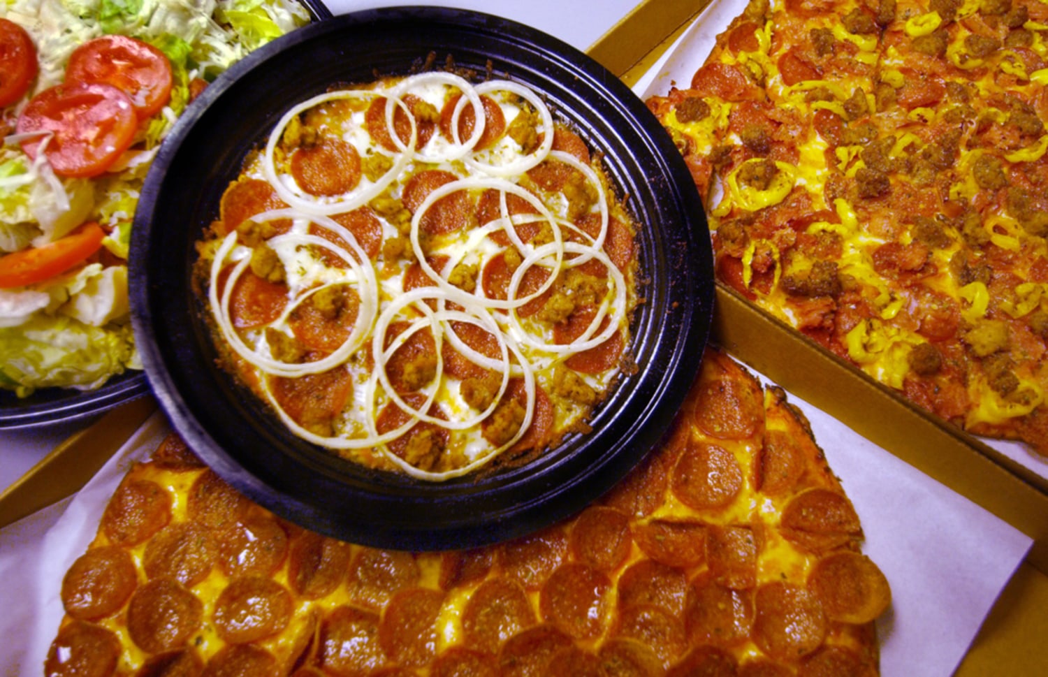 Eating pizza with peace of mind