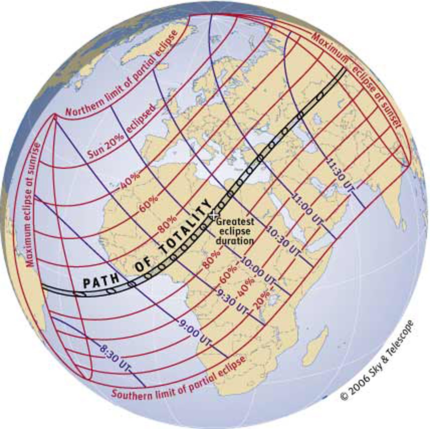 Sun Trajectory On Map Your Guide To The Total Solar Eclipse