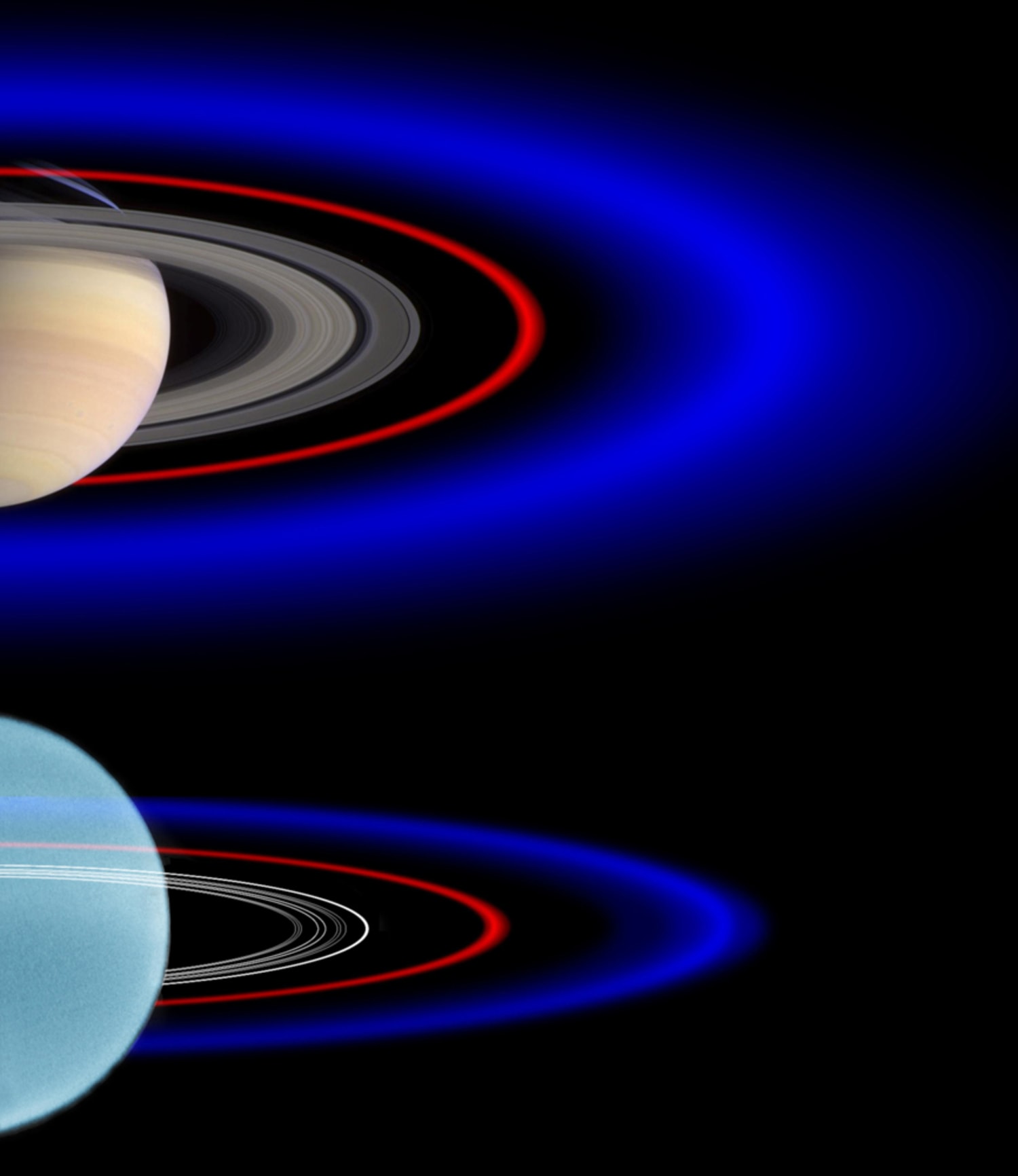 EarthSky - Have you ever wondered why Saturn has larger rings than Jupiter?  And yes, Jupiter also has rings. Saturn is the jewel of our solar system.  It's the solar system's most