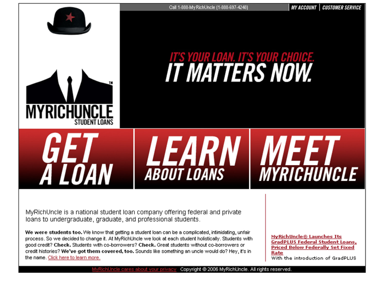 Students shop loan company