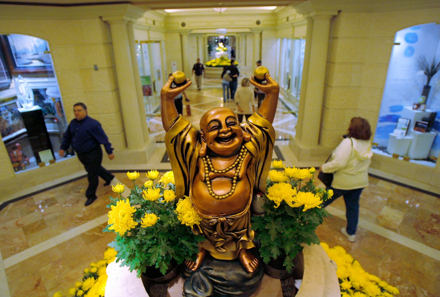 LAS VEGAS - JAN 08 : Chinese New year in Bellagio Hotel