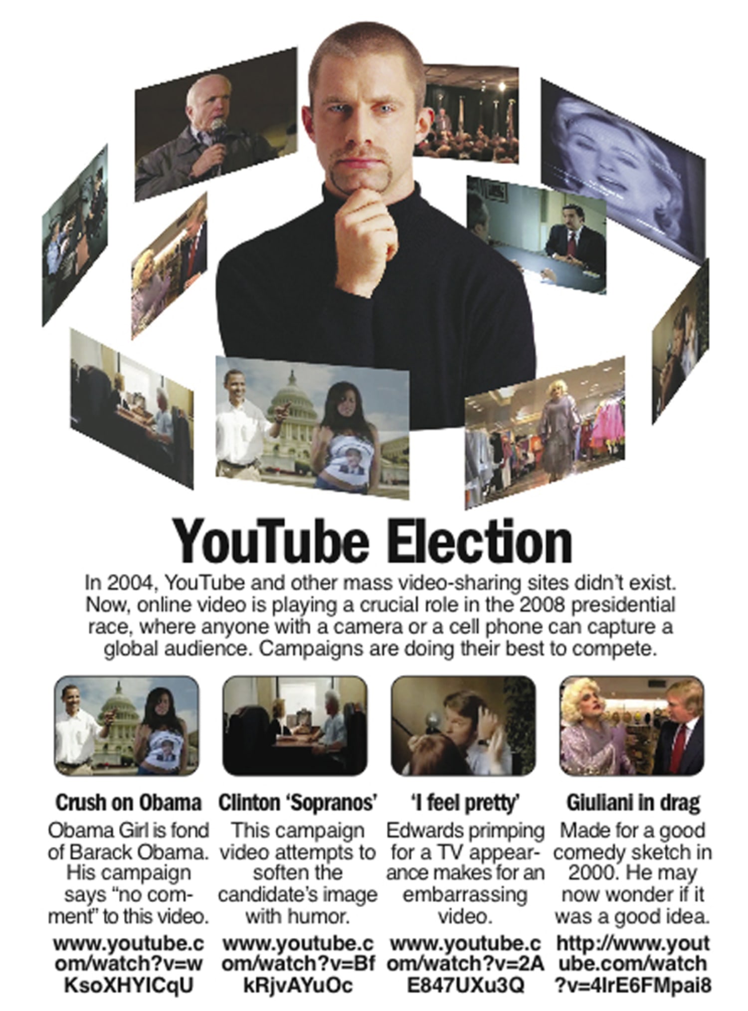 08 political run plays out on YouTube