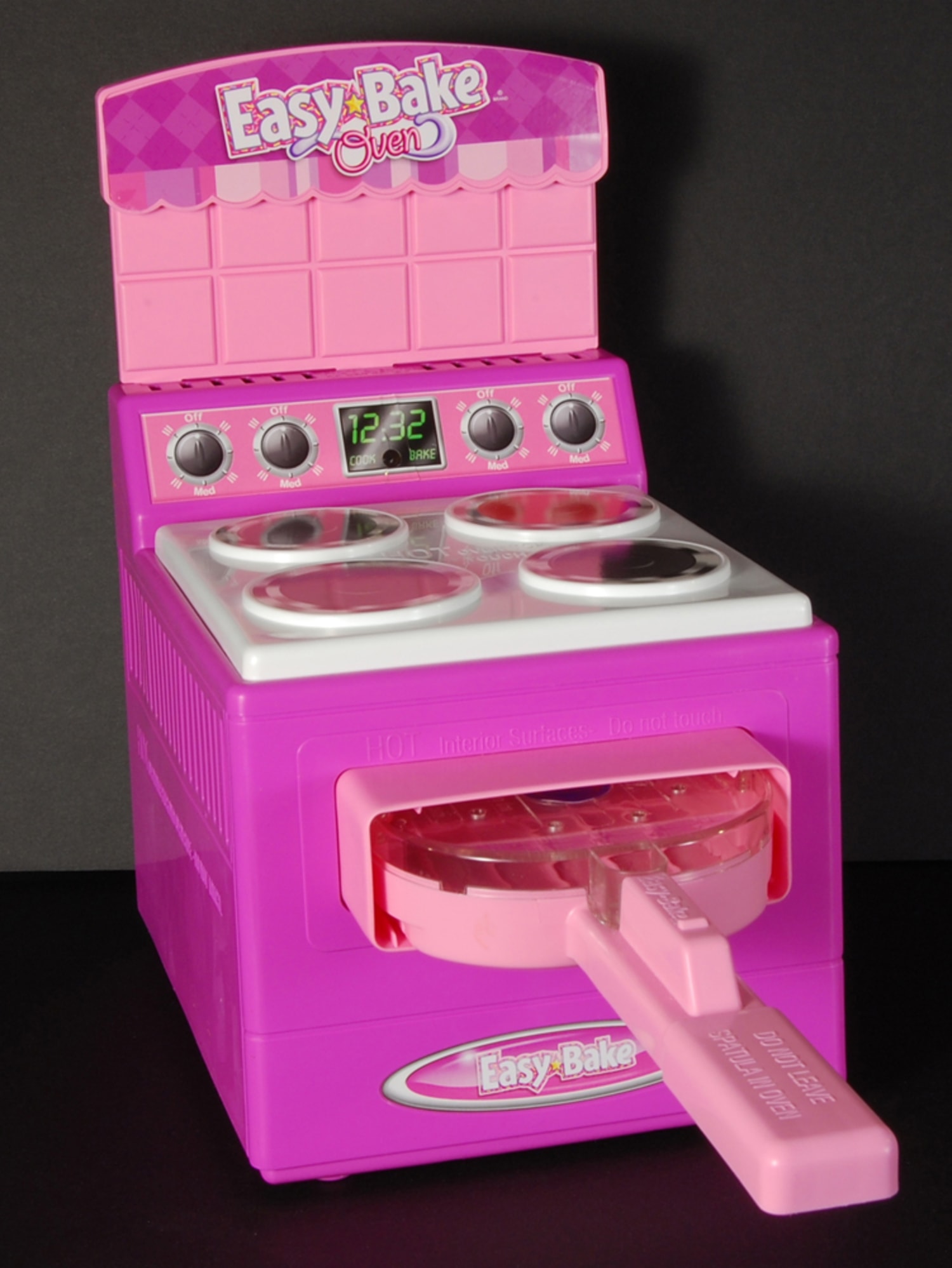 A bizarre toy oven that appears to turn dough into freshly baked