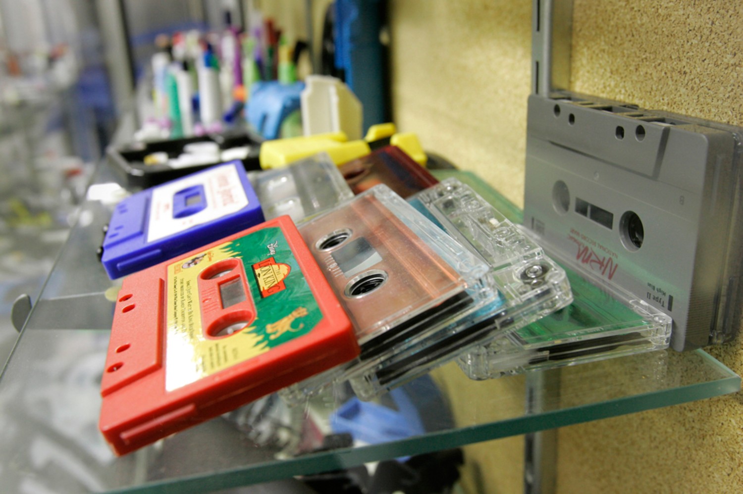 Transparent Tape Case Plastic Audio Standard Recording 90 Min