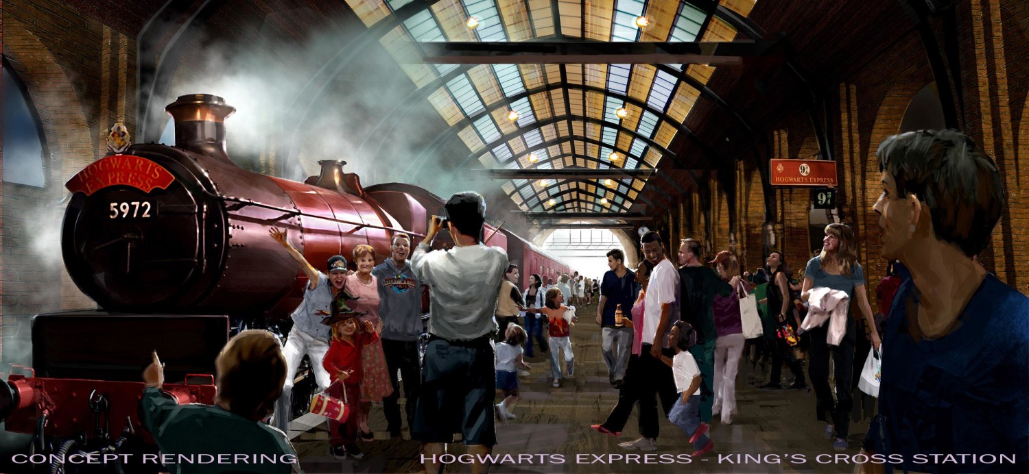 Hogwarts Express Gets Ready to Roll at Universal Studios Florida