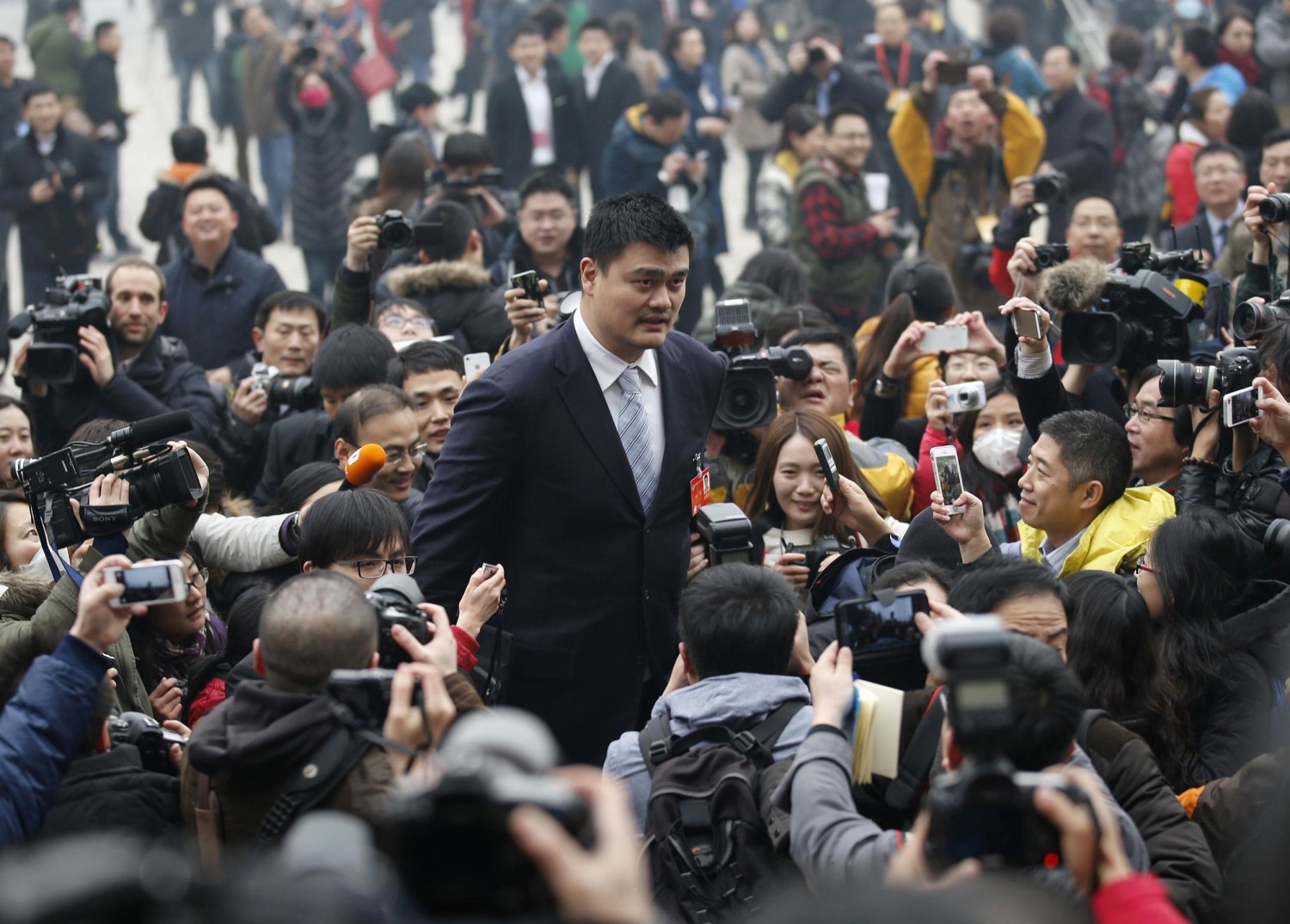 155 Yao Ming Attends Cba Press Conference Stock Photos, High-Res