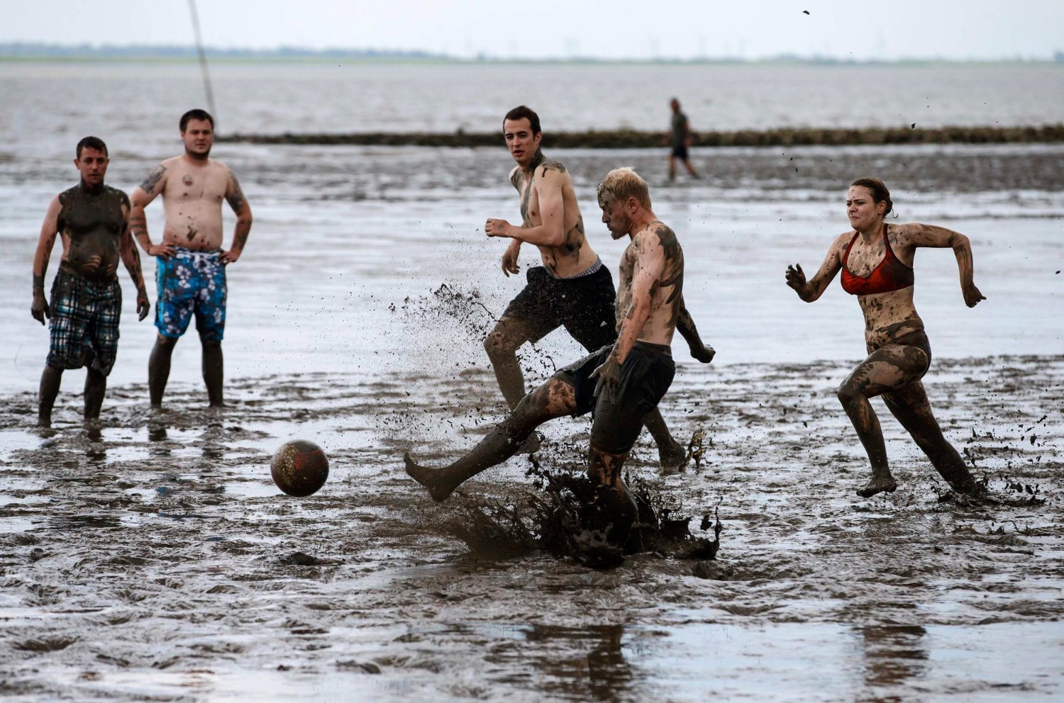 Mud Olympians Play Dirty in German Games