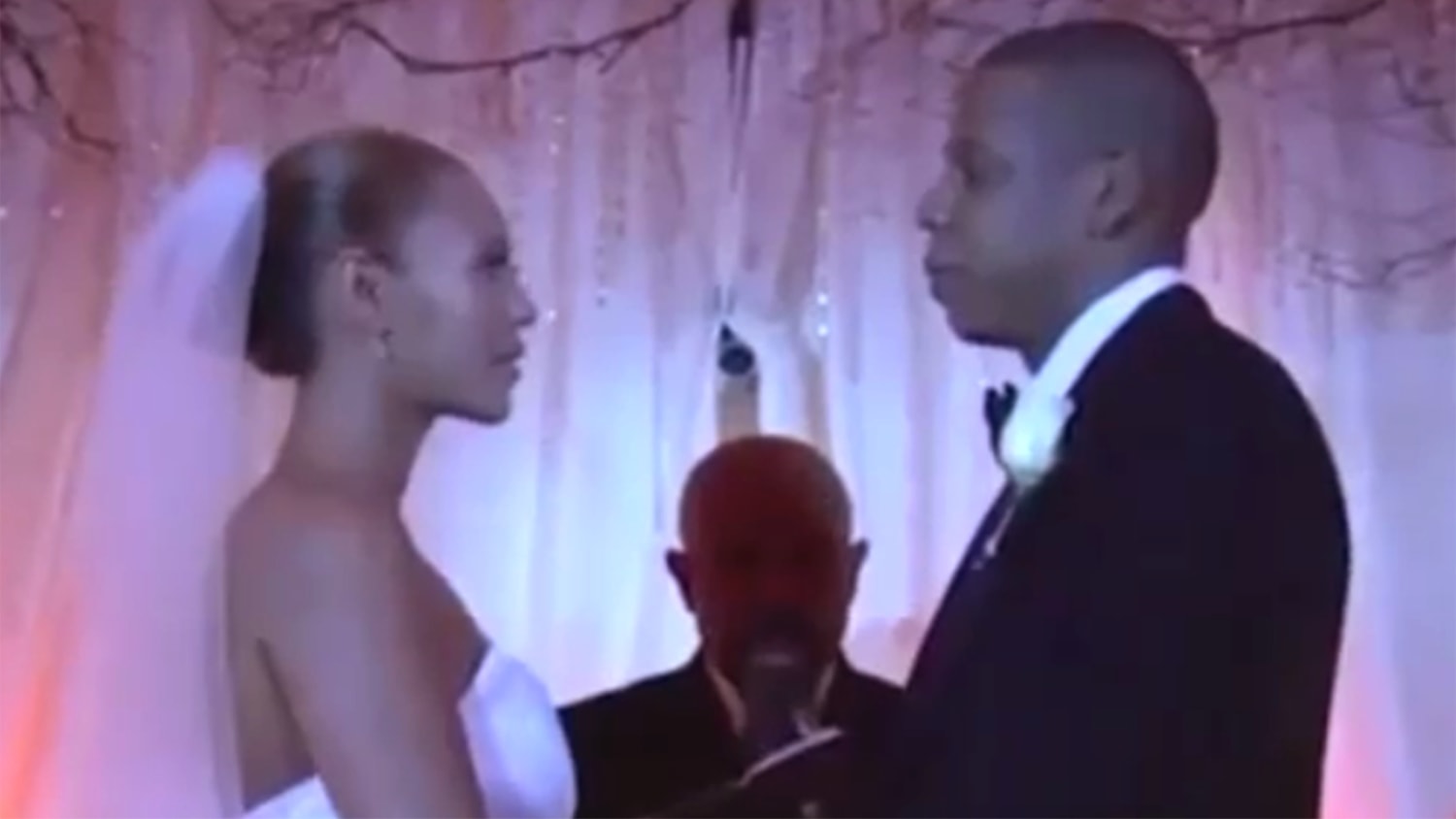 Beyoncé and Jay-Z Have a Rare Matching Fashion Moment at Wedding