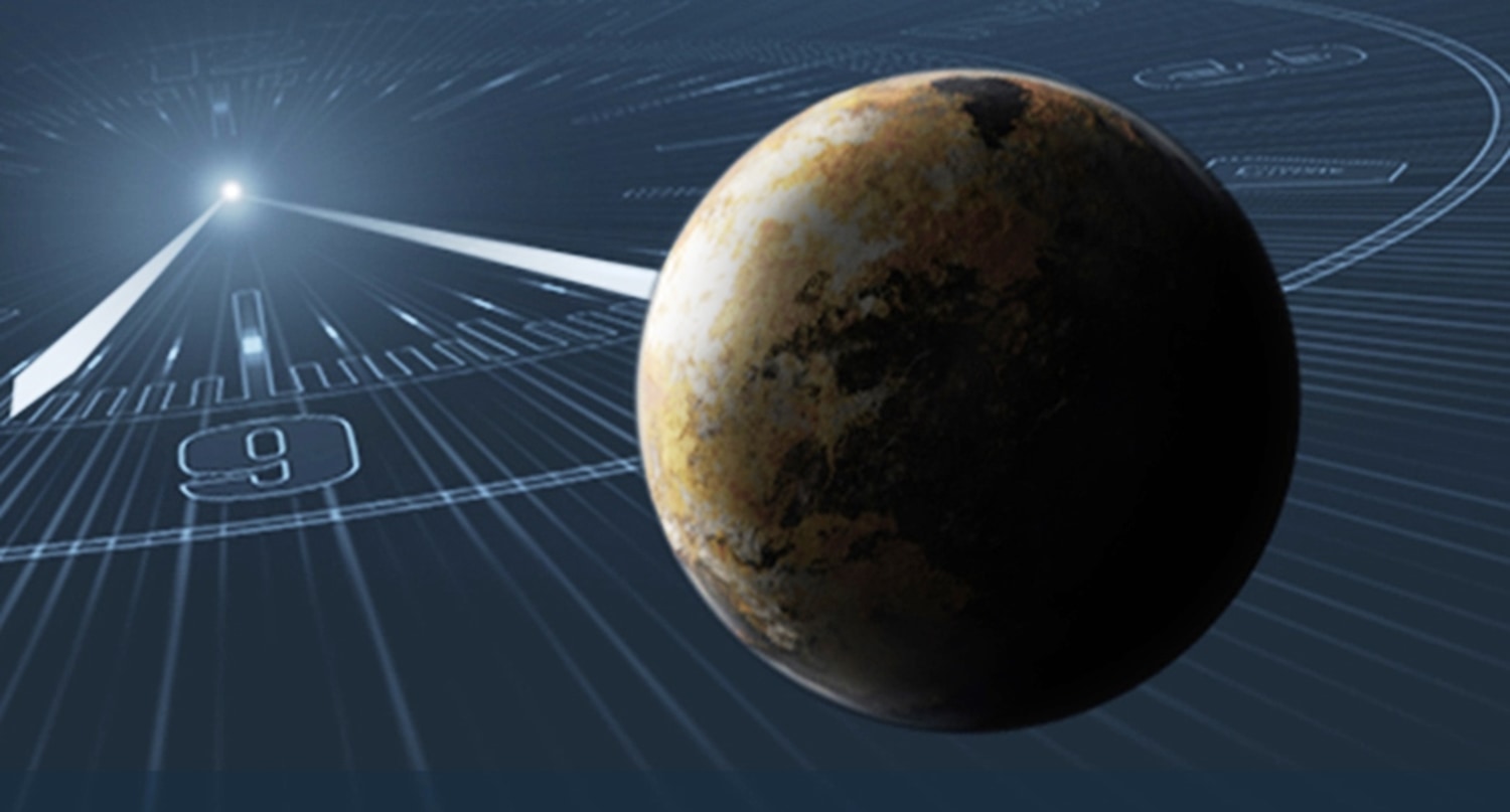 How Bright Is It on Pluto? a #PlutoTime Widget That