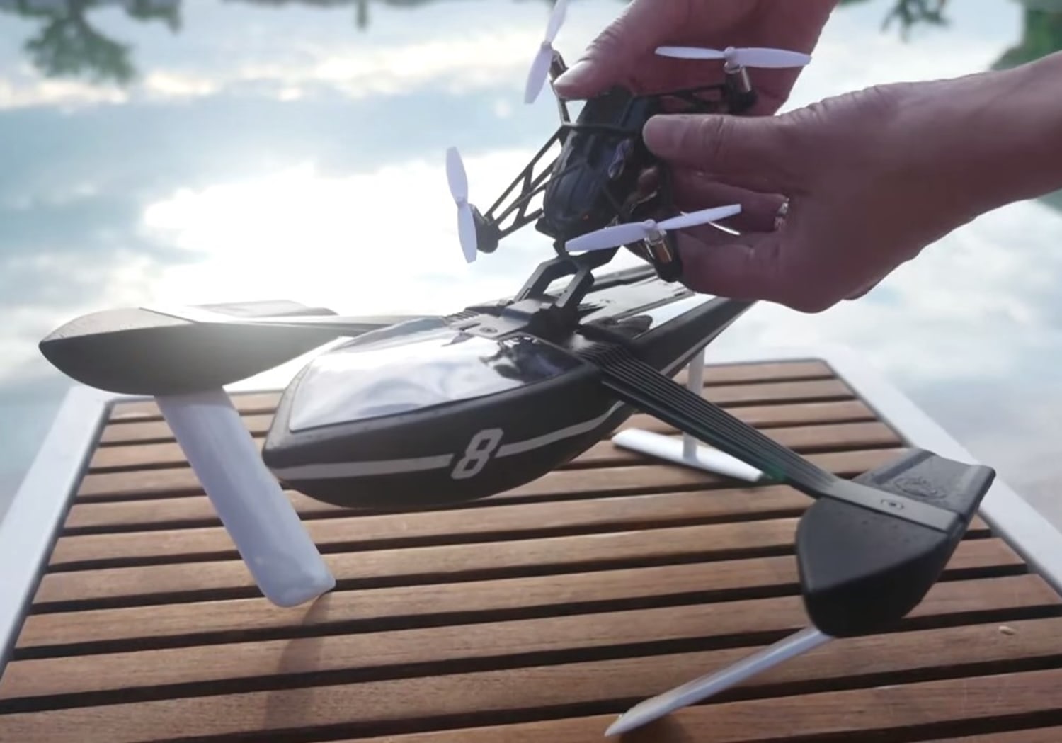 Parrot's Hydrofoil Drone Conquers Air and Sea Alike