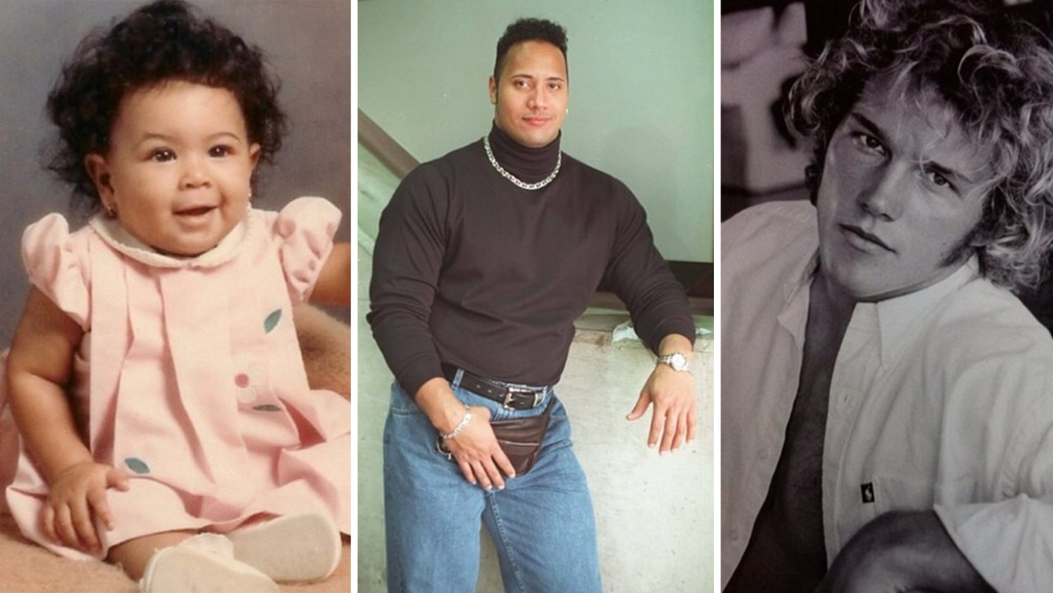 Dwayne Johnson recreated throwback fannypack shot