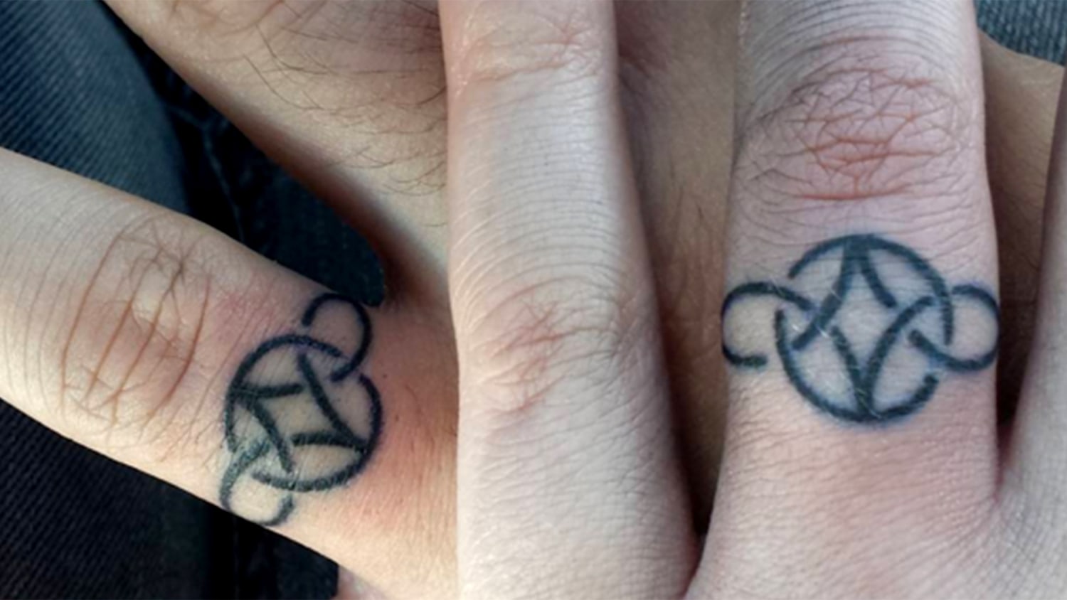 Infinity Ring Tattoo | Ring finger tattoos, Finger tattoo designs, Cute finger  tattoos