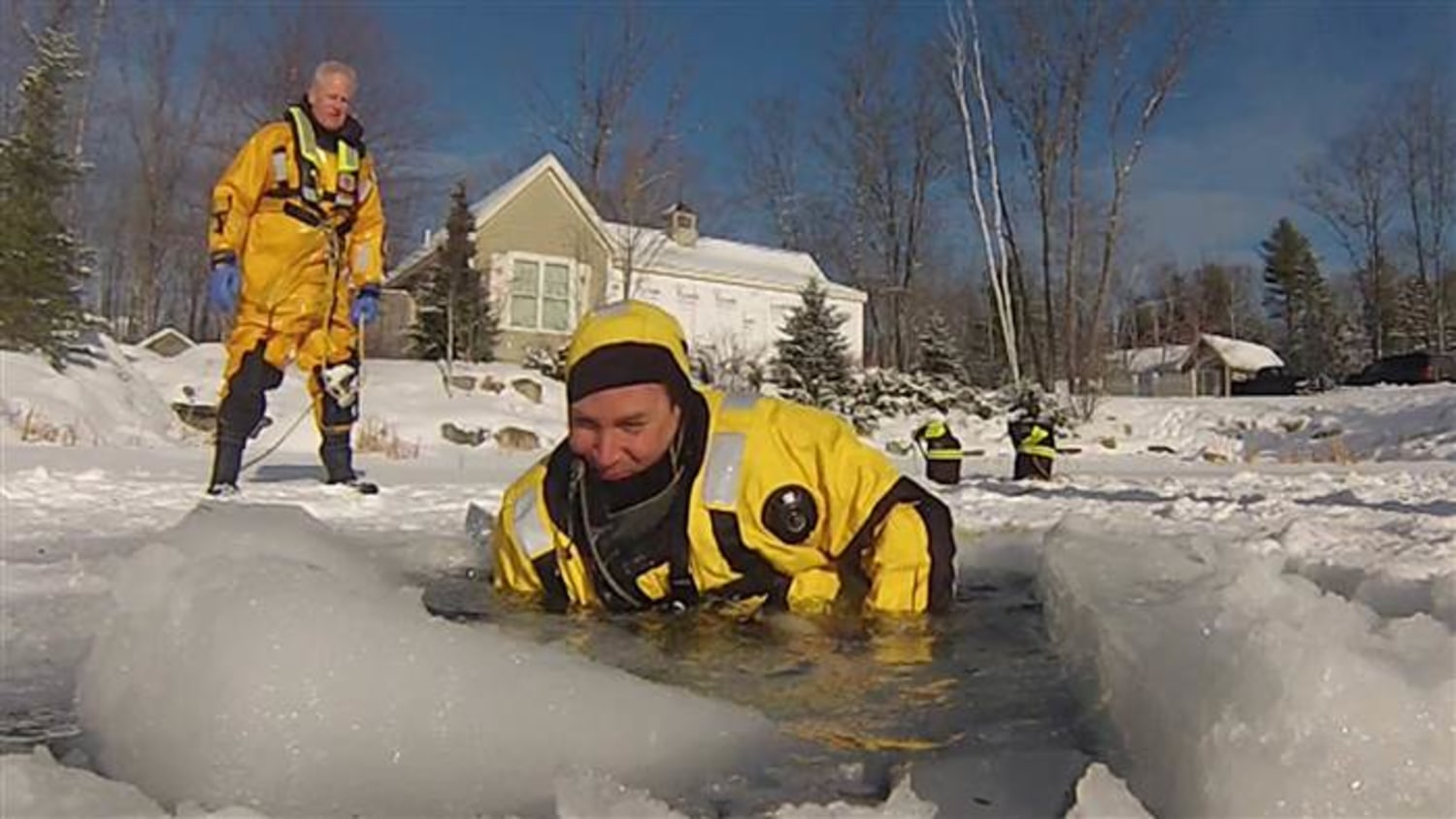 Thin ice danger: Jeff Rossen shows how to survive falling through