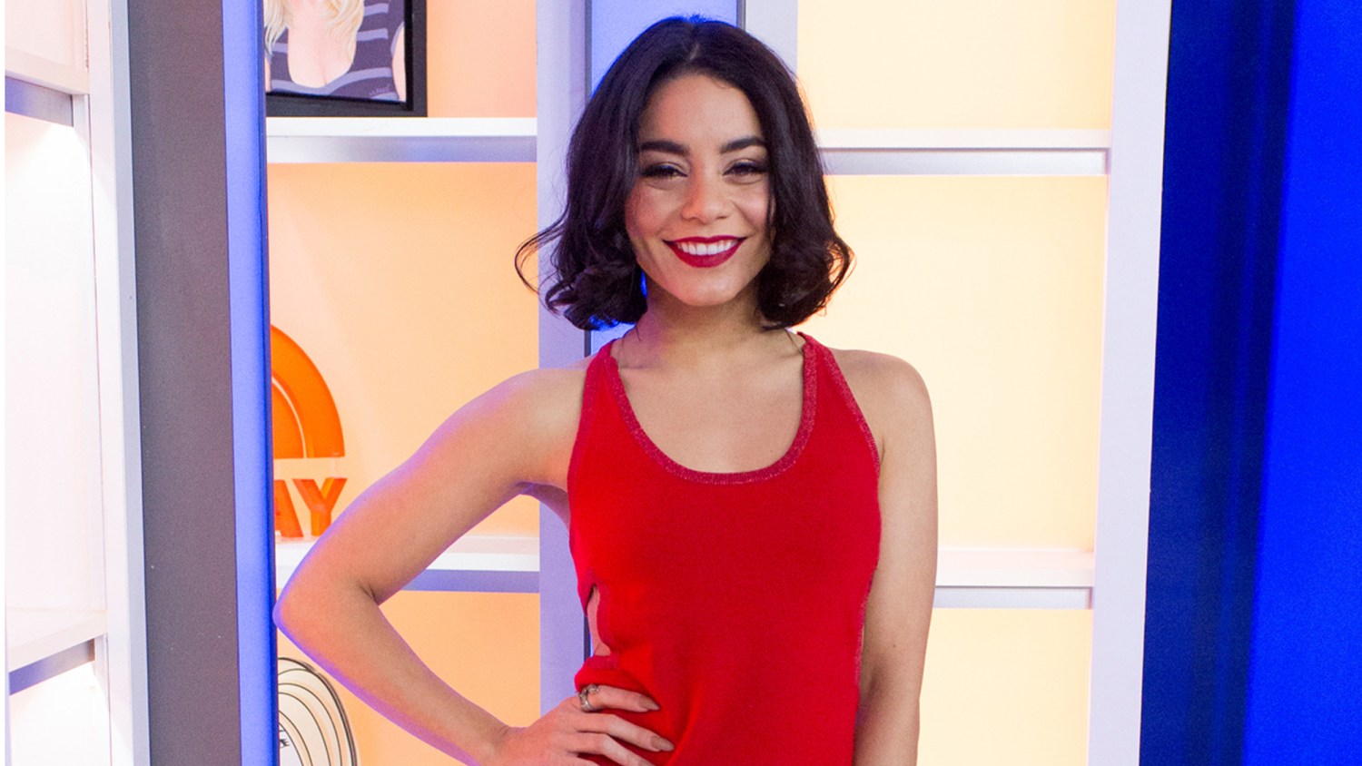 Vanessa Hudgens rocks statement pumps on TODAY: Get the look