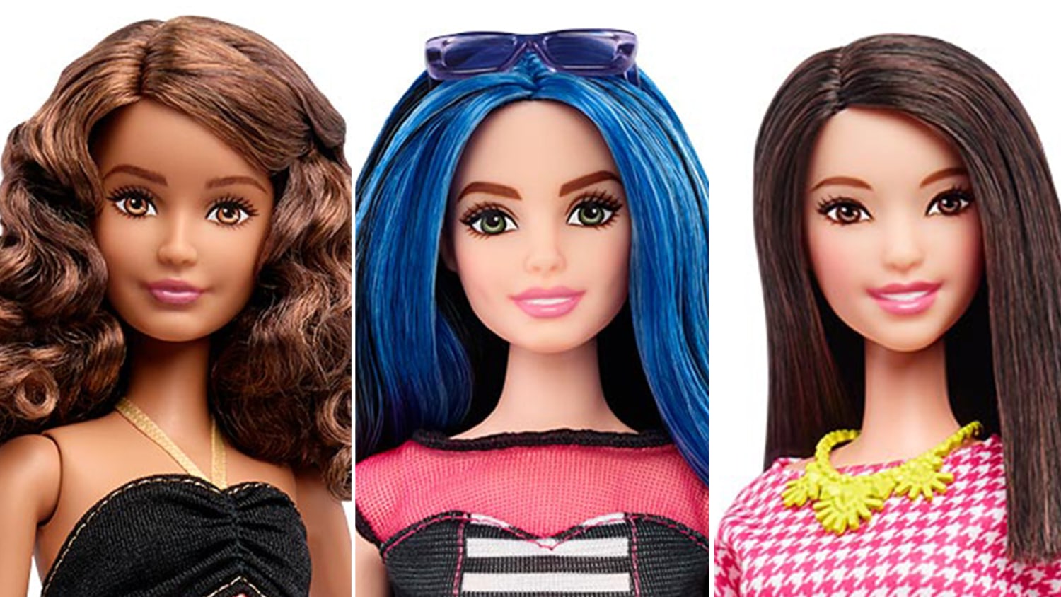 Barbie unveils new dolls with curvy, tall and petite body types