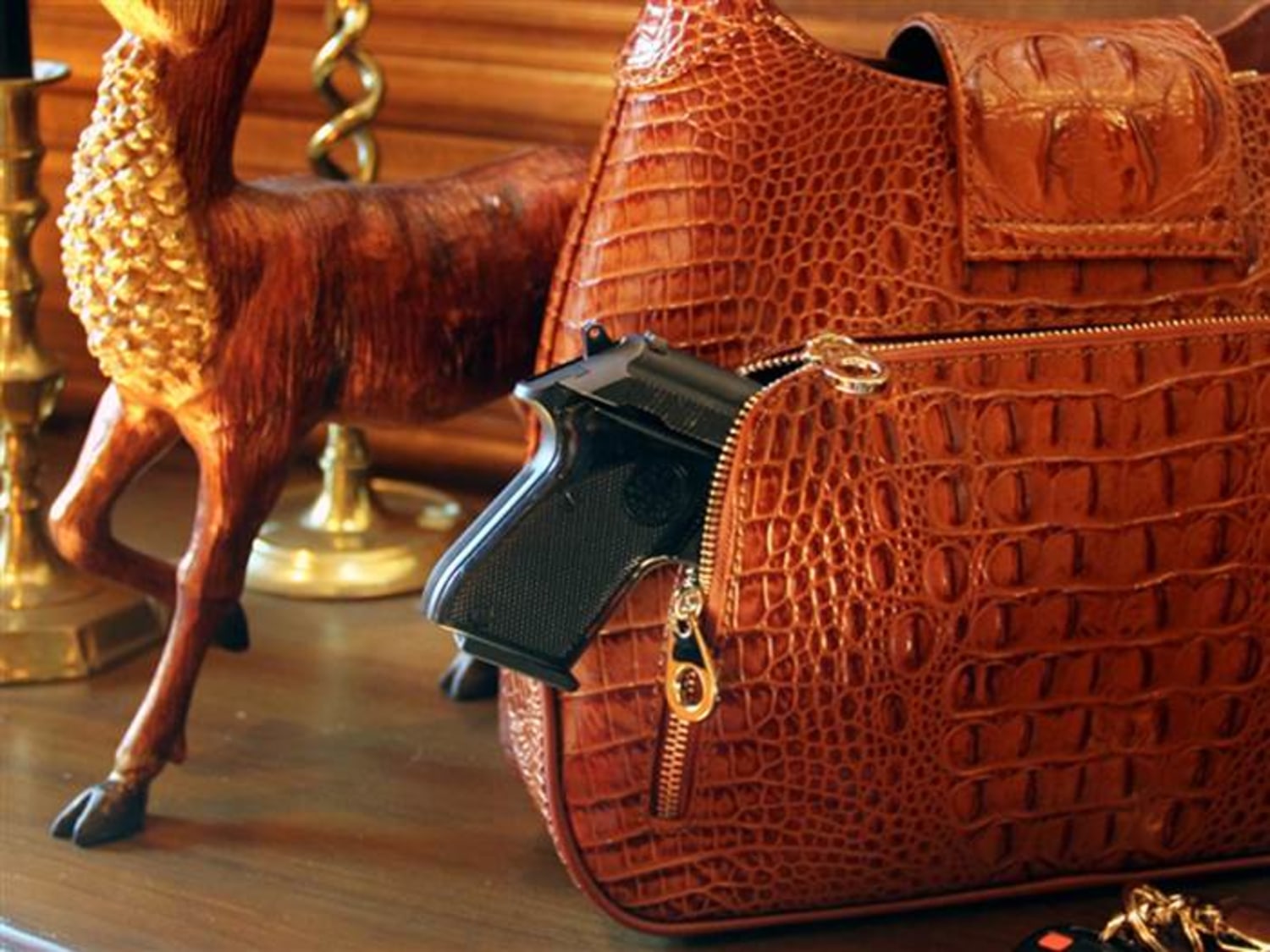 High-end purses help women conceal guns
