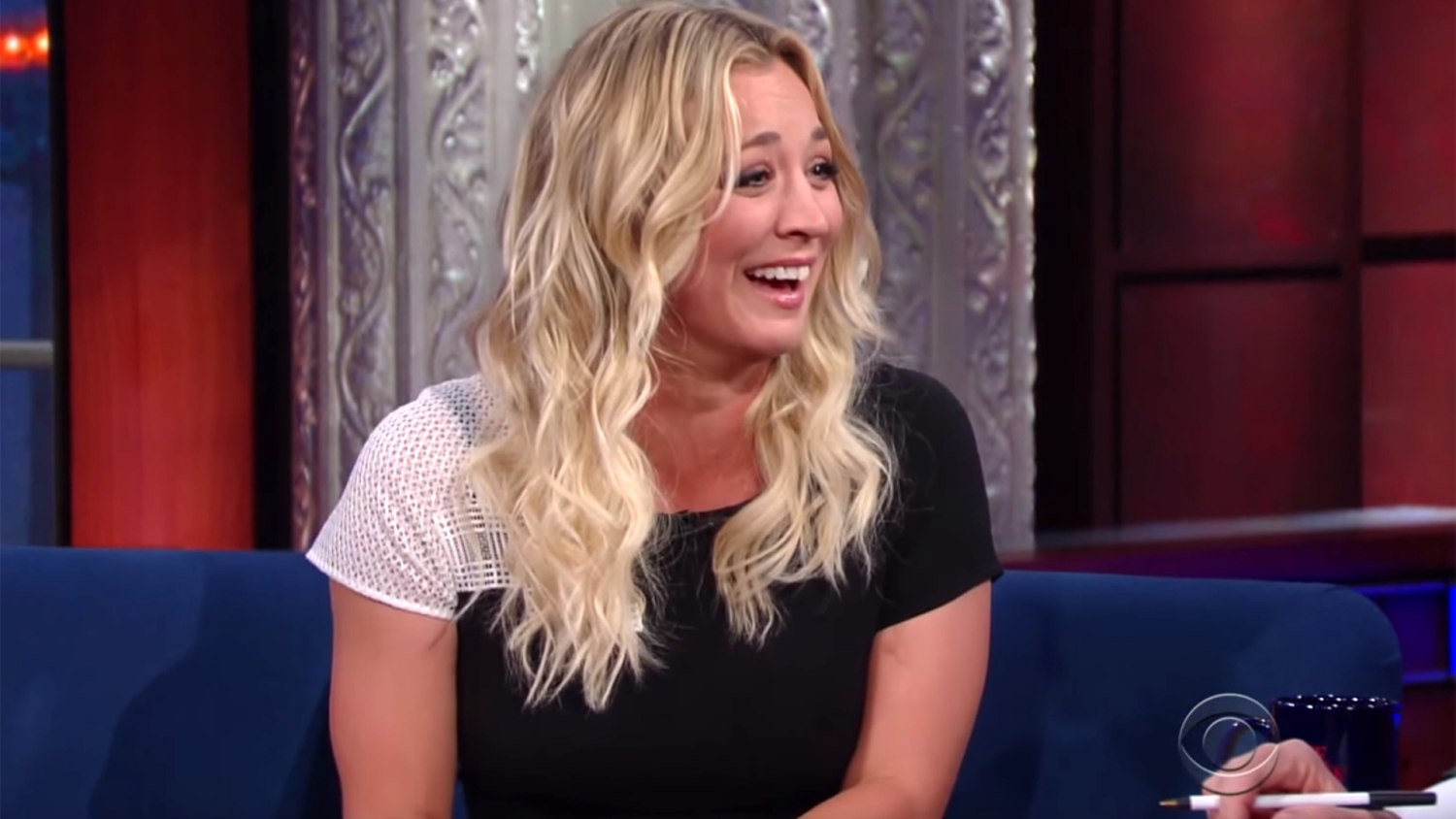 1500px x 844px - Kaley Cuoco jokes about her latest 'very serious relationship' on 'Late  Show'