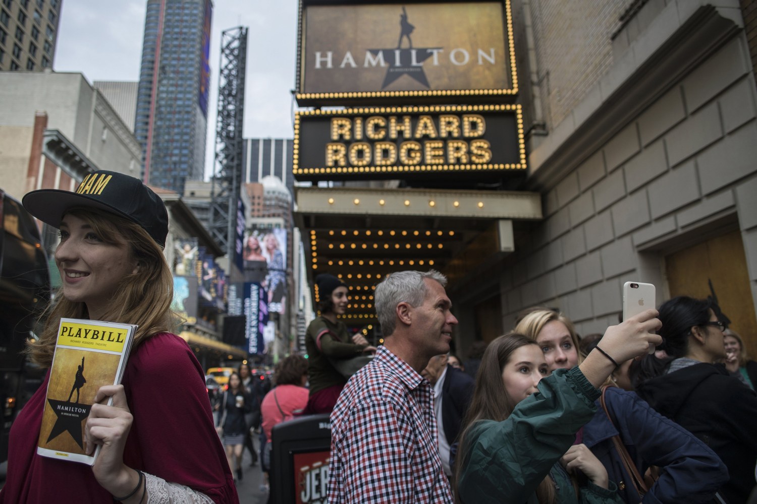 Hamilton broadway online theater