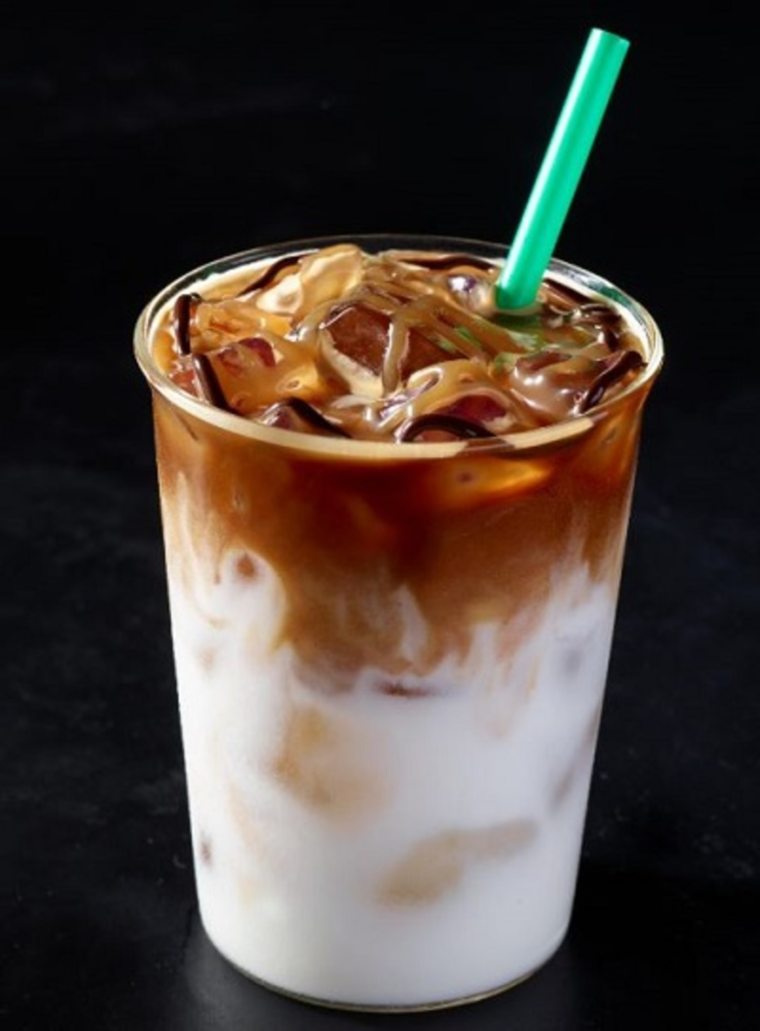 Iced Coffee Drink With Coconut Milk