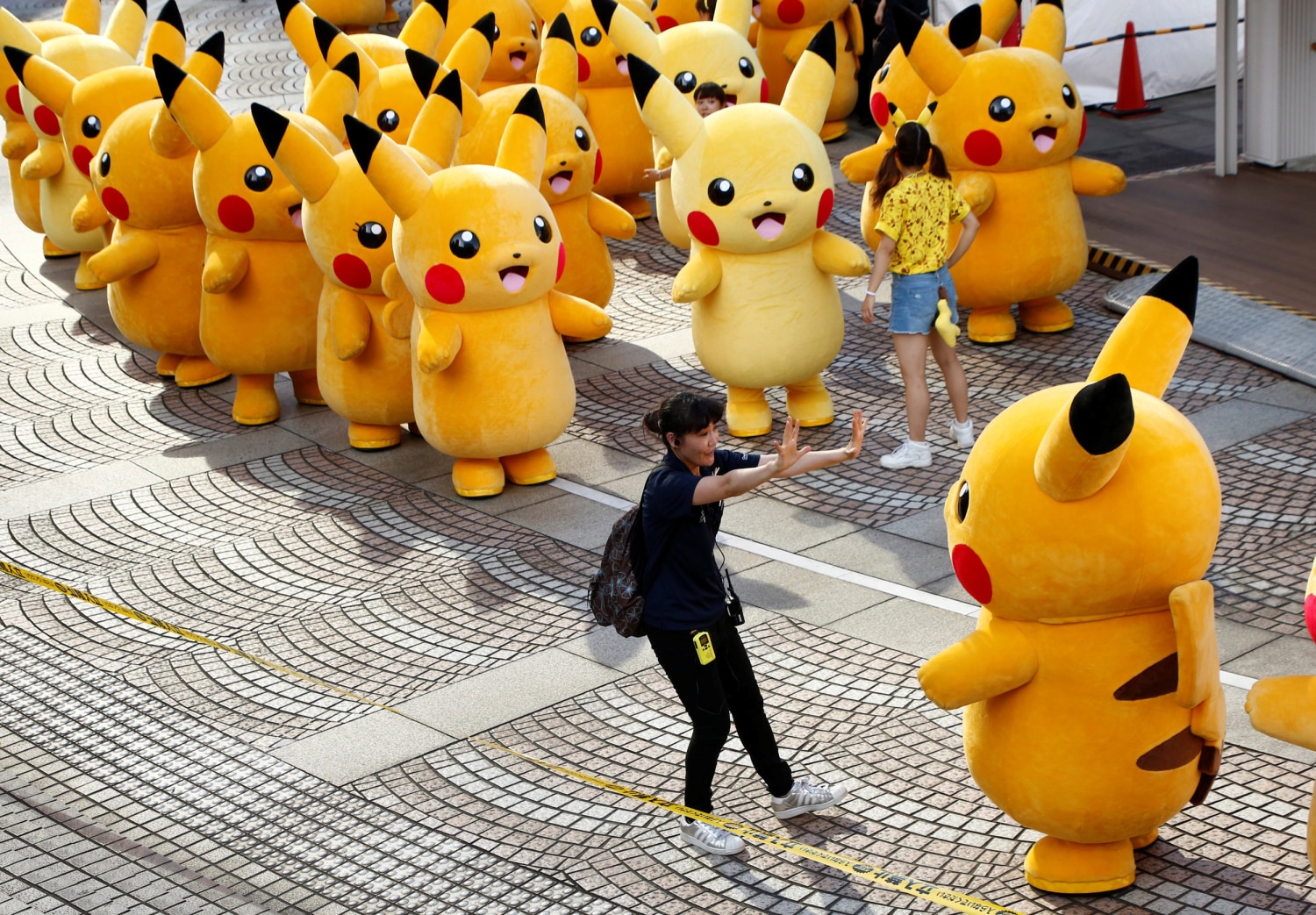 Pikachus Parade Through Pokemon Festival