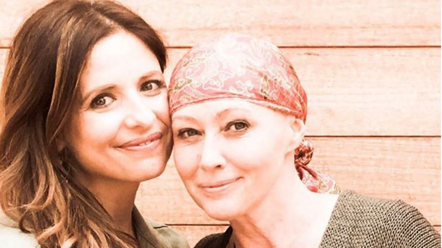 Sarah Michelle Gellar cheers 'brave friend' Shannen Doherty as star battles cancer