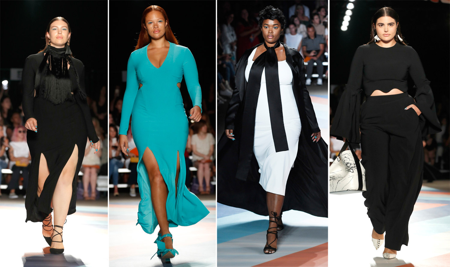 Christian Siriano sends 5 plus-size models down the runway