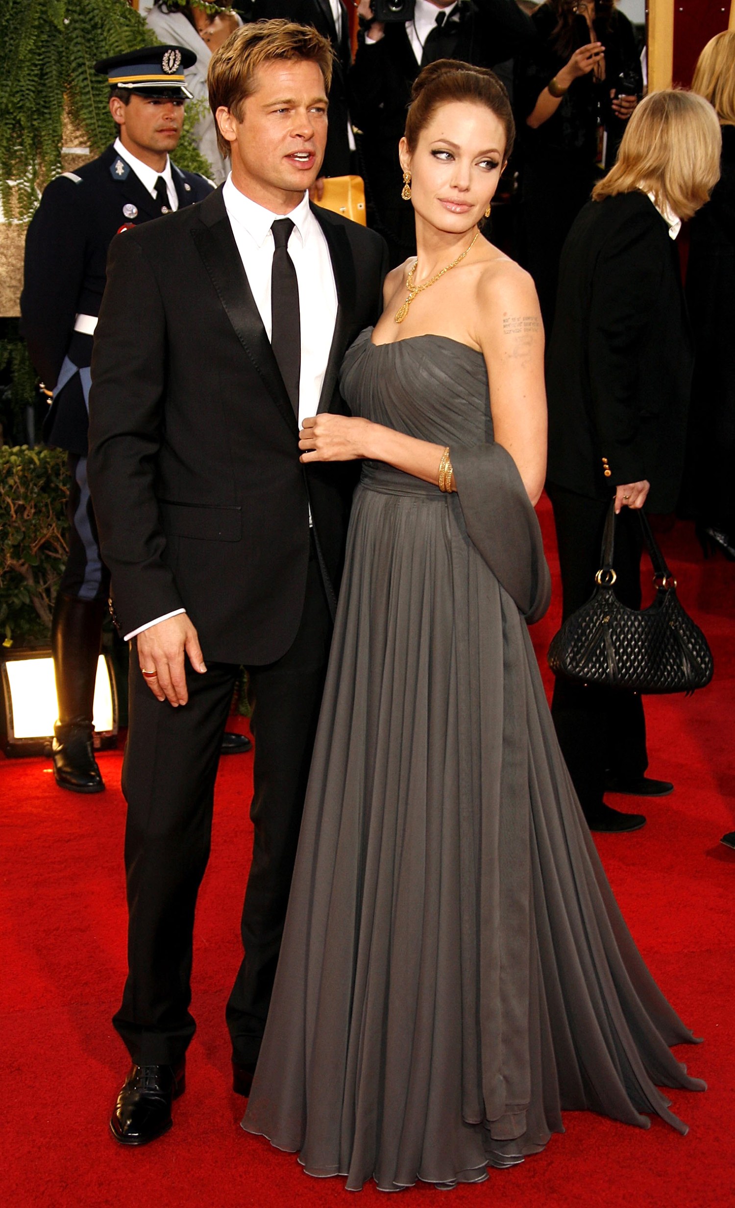 See Angelina Jolie and Brad Pitt's best red carpet looks