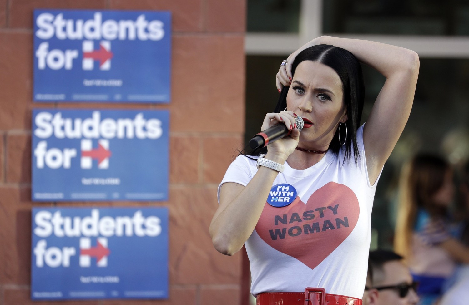 Hillary Clinton Honors Katy Perry at Snowflake Ball